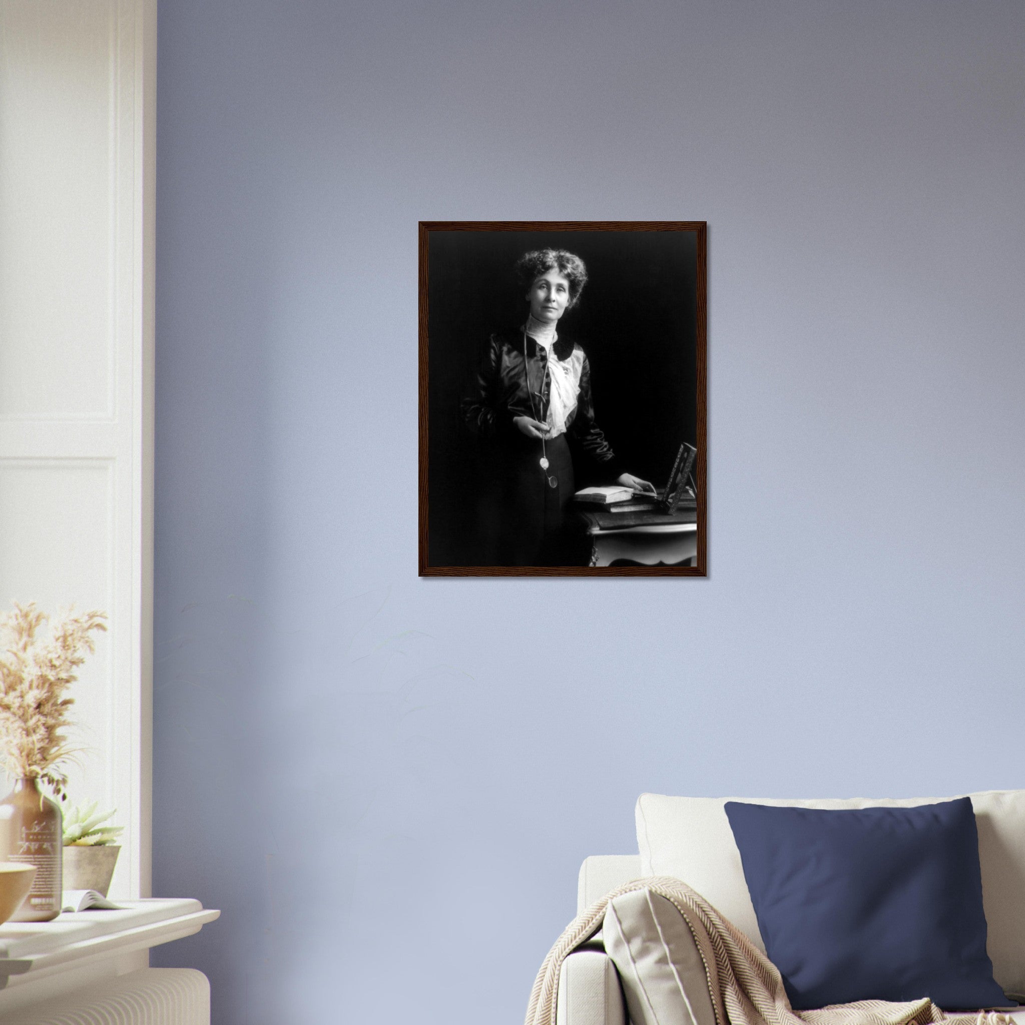 Emmeline Pankhurst Framed, Circa 1913, Vintage Photo Portrait - Emmeline Pankhurst Framed Print - WallArtPrints4U