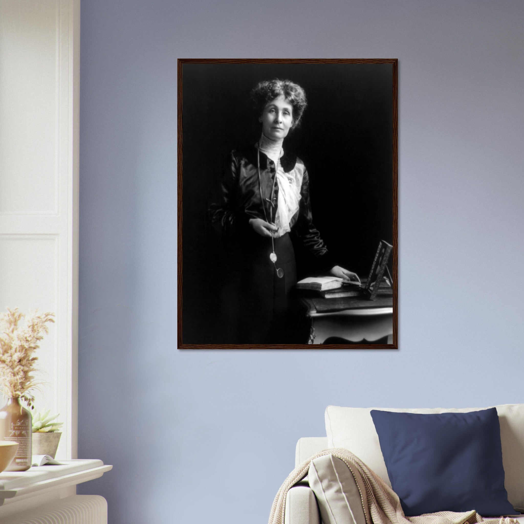 Emmeline Pankhurst Framed, Circa 1913, Vintage Photo Portrait - Emmeline Pankhurst Framed Print - WallArtPrints4U