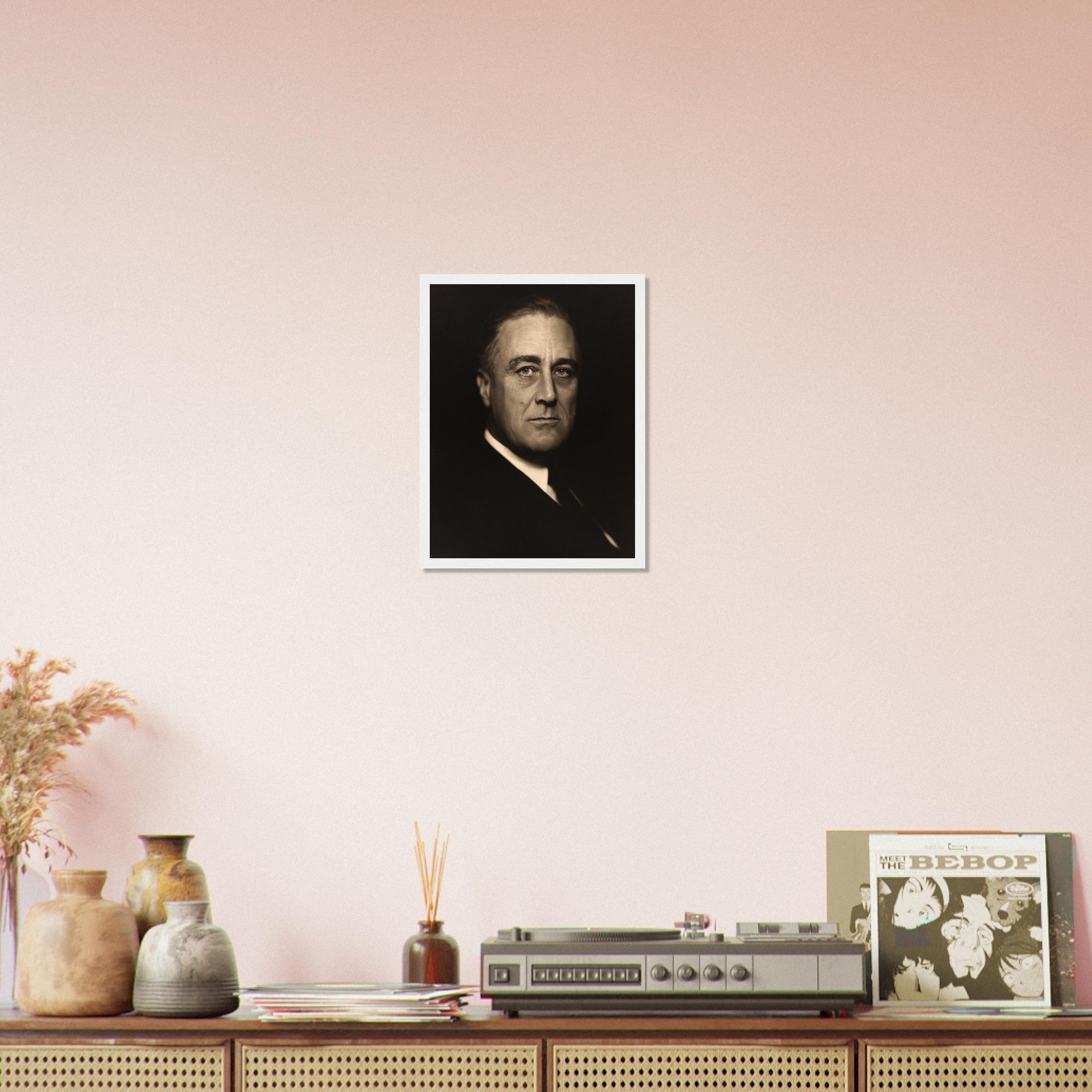 Fdr Framed, Greatest American President Of The 20th Century, Vintage Photo - Iconic Fdr Framed Print - 32nd Potus UK, EU USA Domestic Shipping - WallArtPrints4U