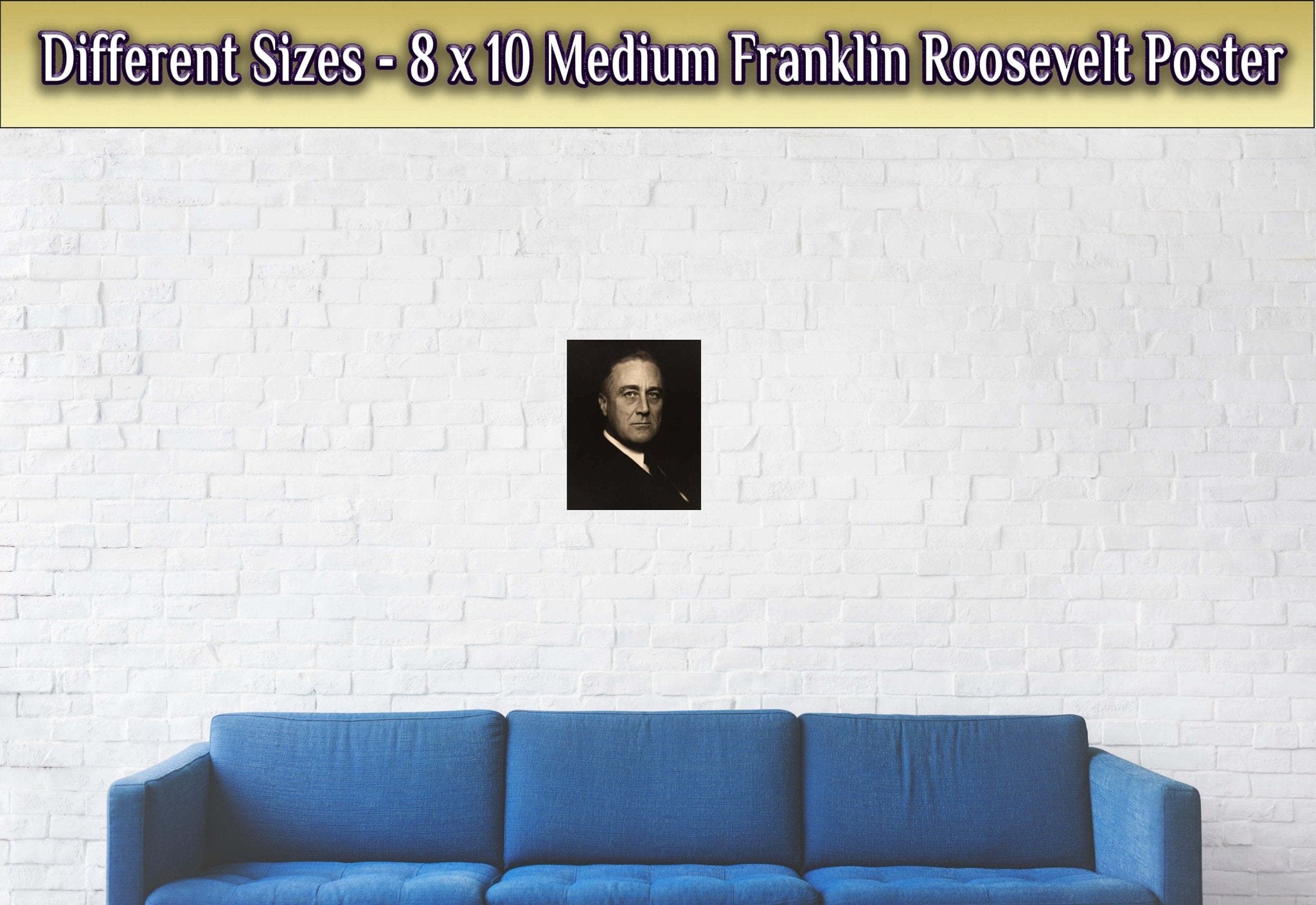 Fdr Poster, Greatest American President Of The 20th Century, Vintage Photo - Iconic Fdr Print - 32nd Potus - WallArtPrints4U