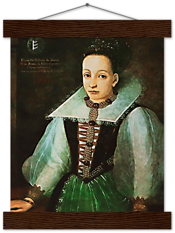 Female Serial Killer Poster, Medieval Alzbeta Bathory Print, Most Prolific Female Murderer - WallArtPrints4U
