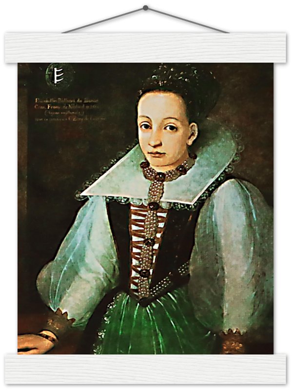 Female Serial Killer Poster, Medieval Alzbeta Bathory Print, Most Prolific Female Murderer - WallArtPrints4U
