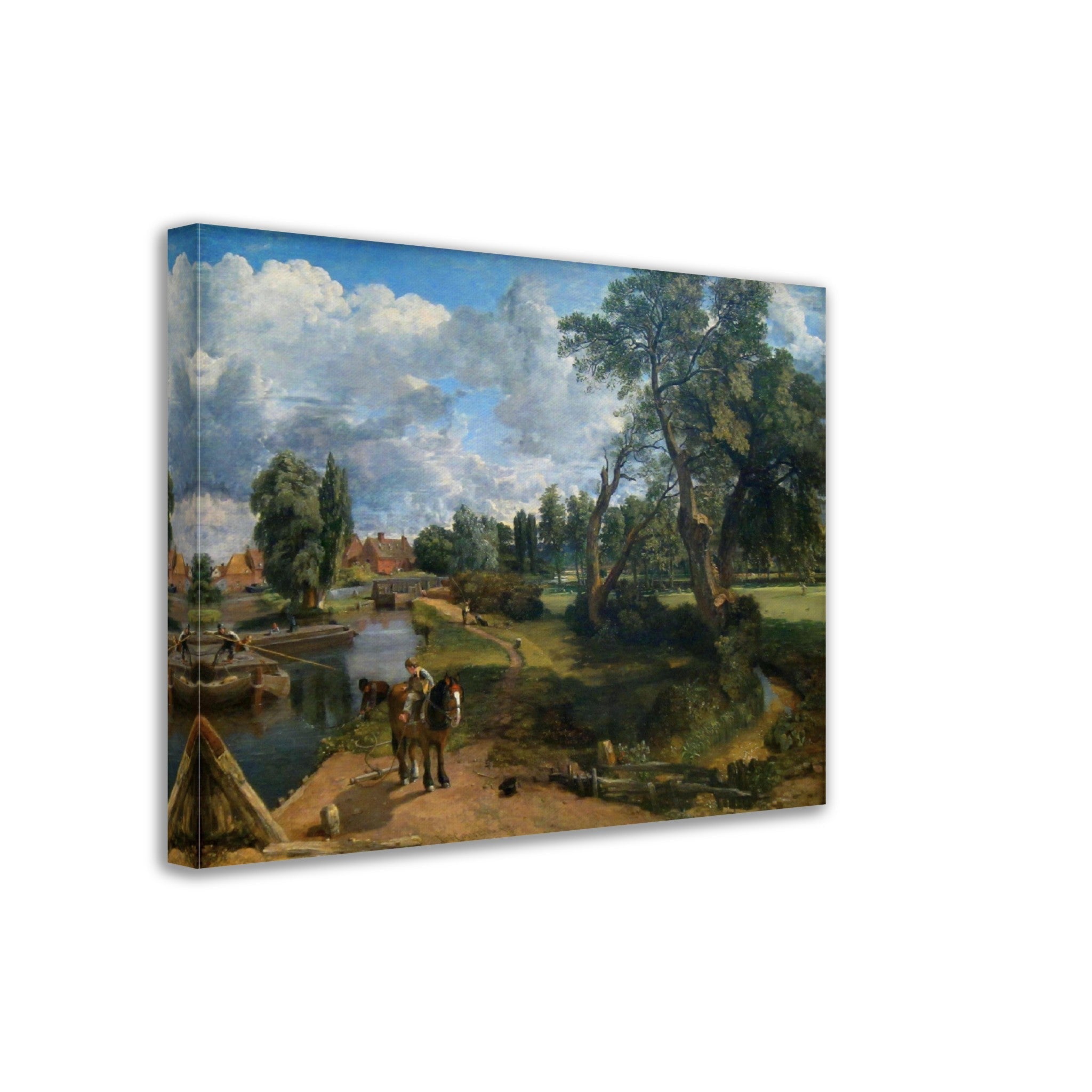 Flatford Mill Canvas, John Constable Flatford Mill Canvas Print - WallArtPrints4U