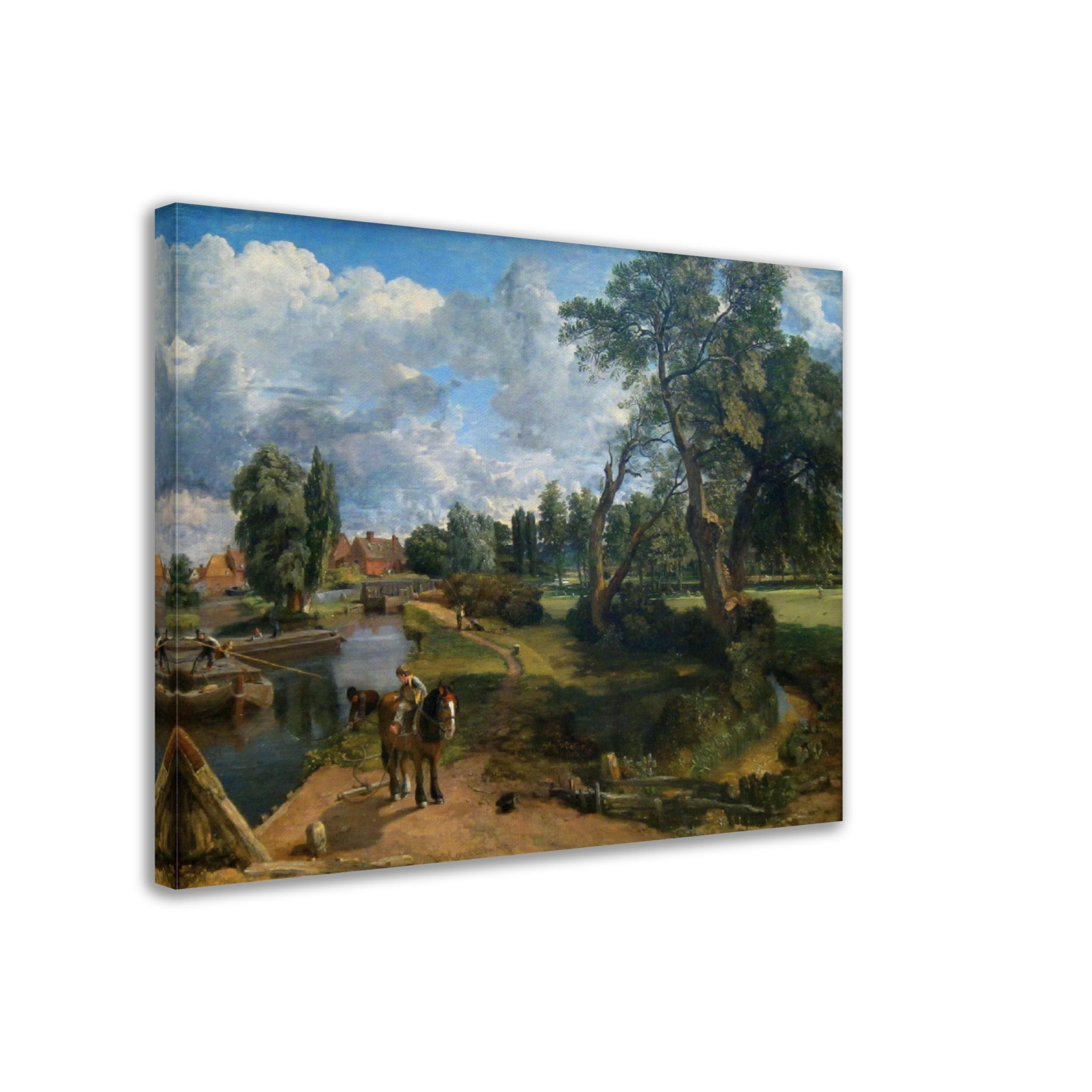 Flatford Mill Canvas, John Constable Flatford Mill Canvas Print - WallArtPrints4U