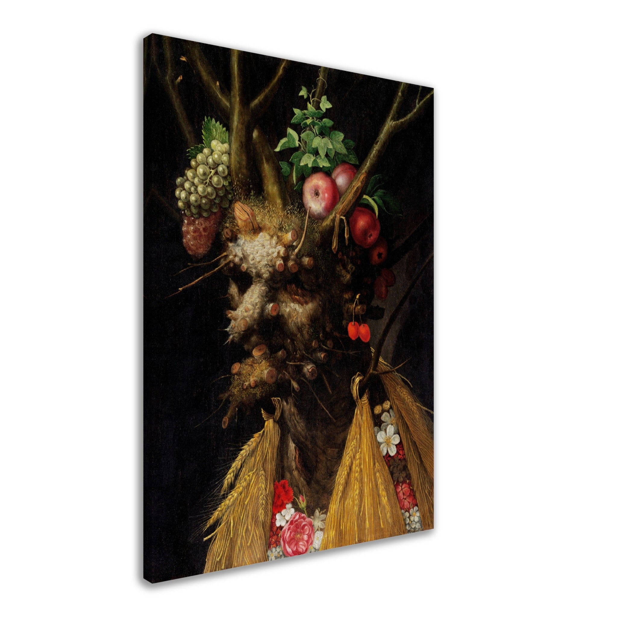 Four Seasons In One Head Canvas Print - Giuseppe Arcimboldo Canvas - WallArtPrints4U