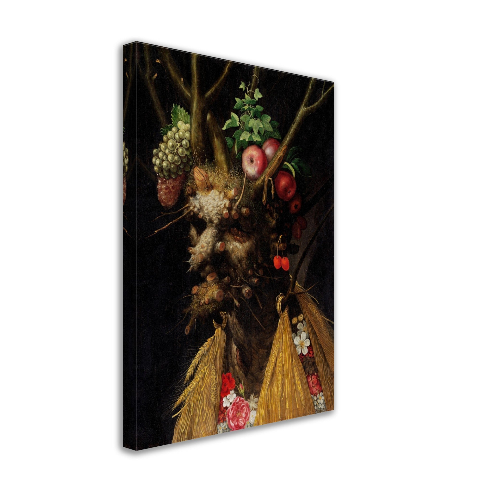 Four Seasons In One Head Canvas Print - Giuseppe Arcimboldo Canvas - WallArtPrints4U