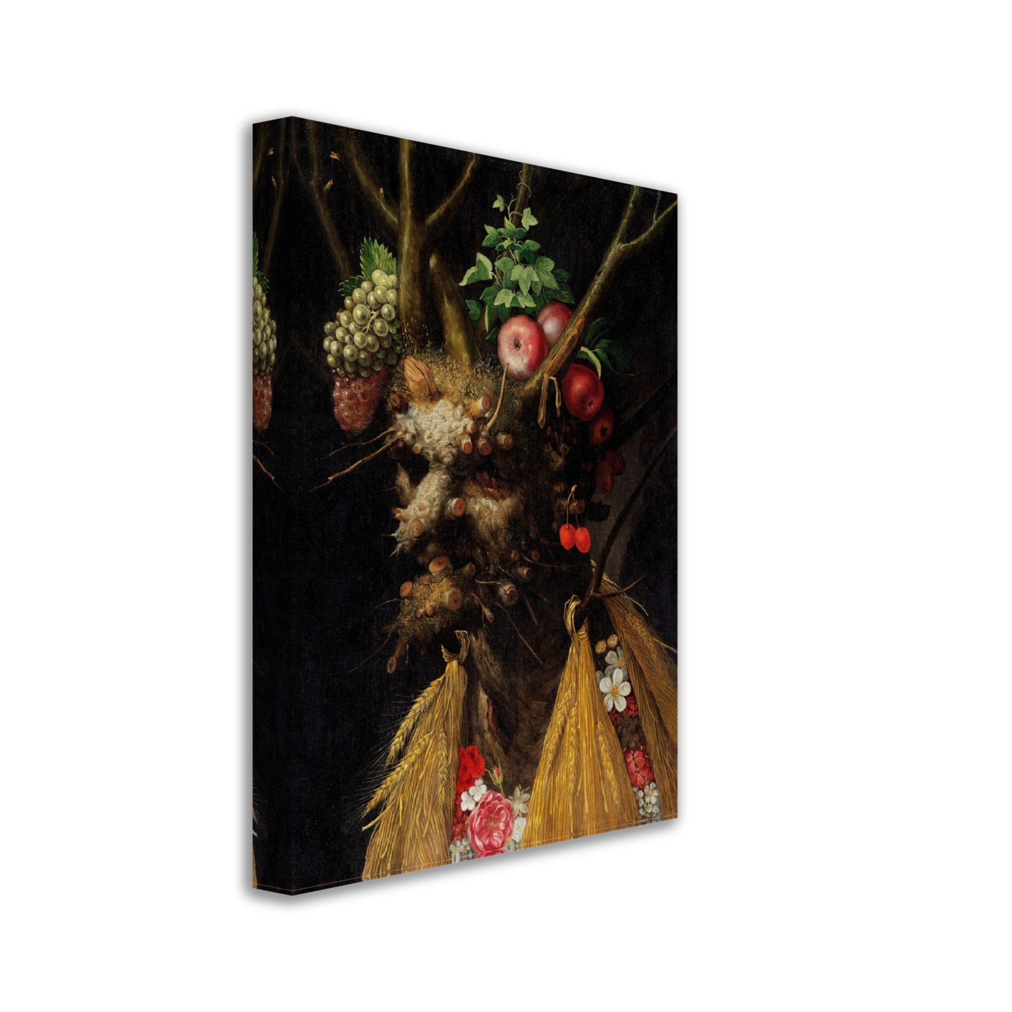 Four Seasons In One Head Canvas Print - Giuseppe Arcimboldo Canvas - WallArtPrints4U