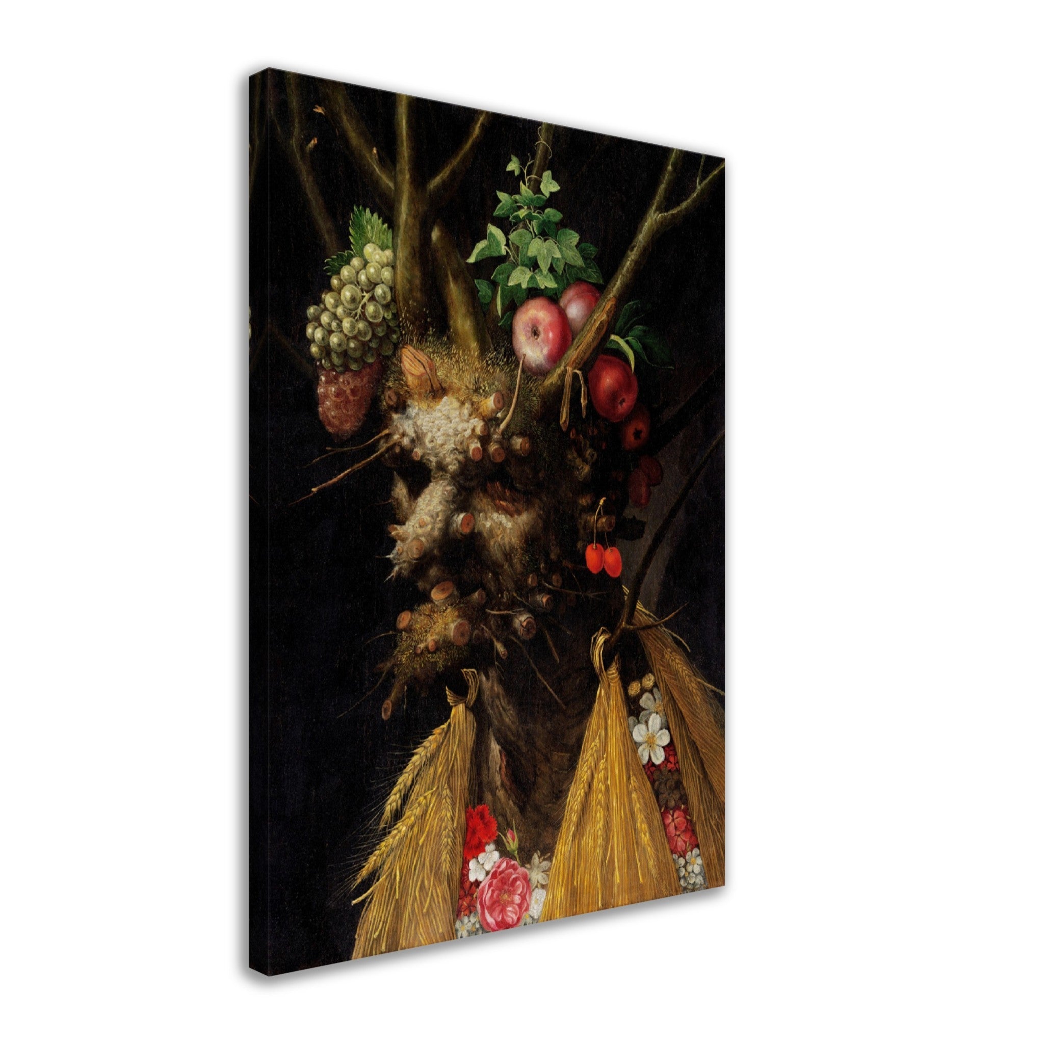 Four Seasons In One Head Canvas Print - Giuseppe Arcimboldo Canvas - WallArtPrints4U