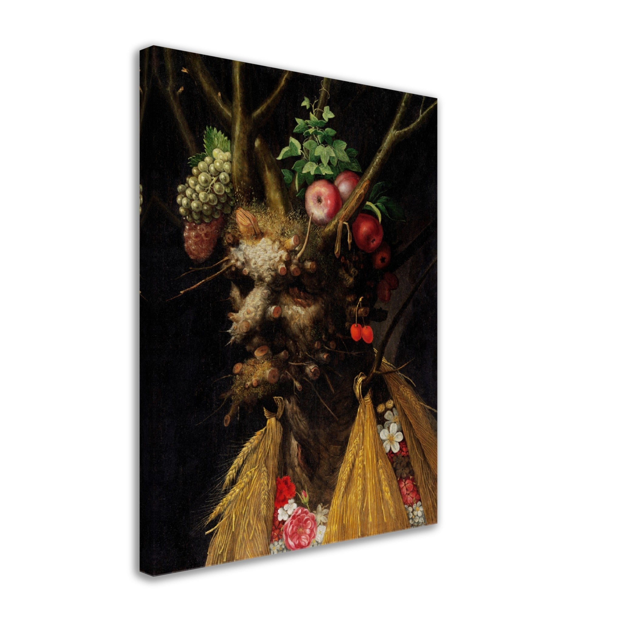 Four Seasons In One Head Canvas Print - Giuseppe Arcimboldo Canvas - WallArtPrints4U