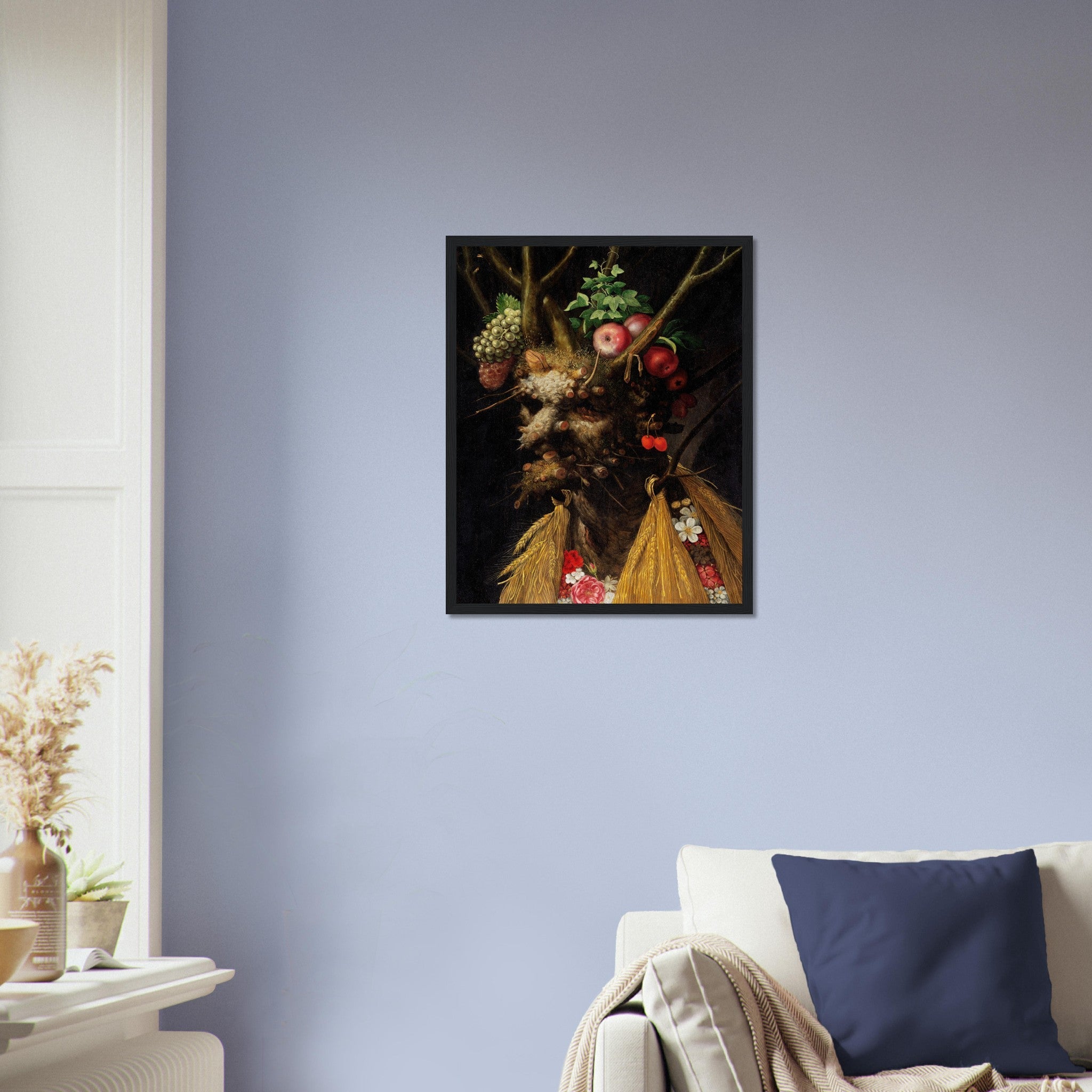 Four Seasons In One Head Framed Print - Giuseppe Arcimboldo Framed - WallArtPrints4U