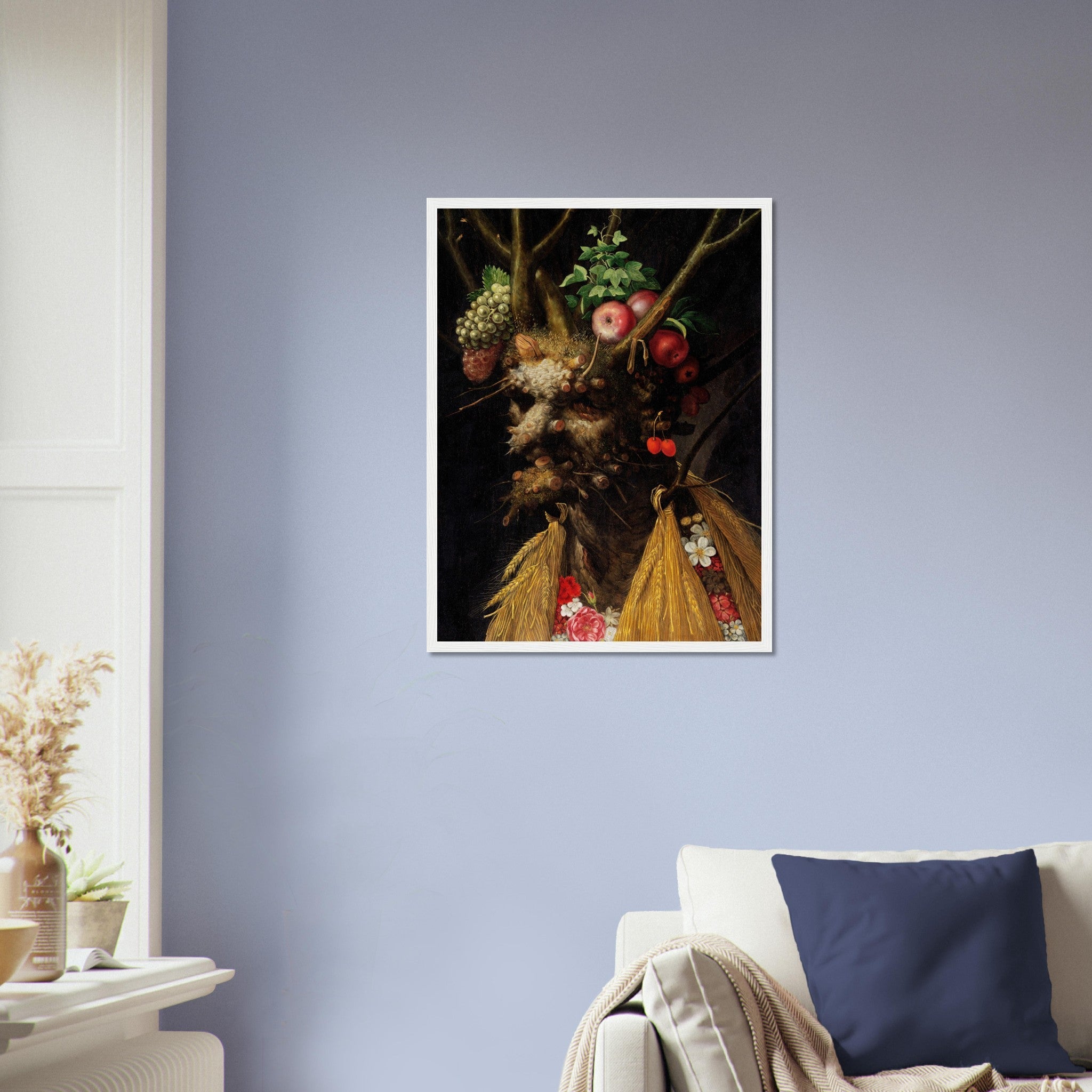 Four Seasons In One Head Framed Print - Giuseppe Arcimboldo Framed - WallArtPrints4U