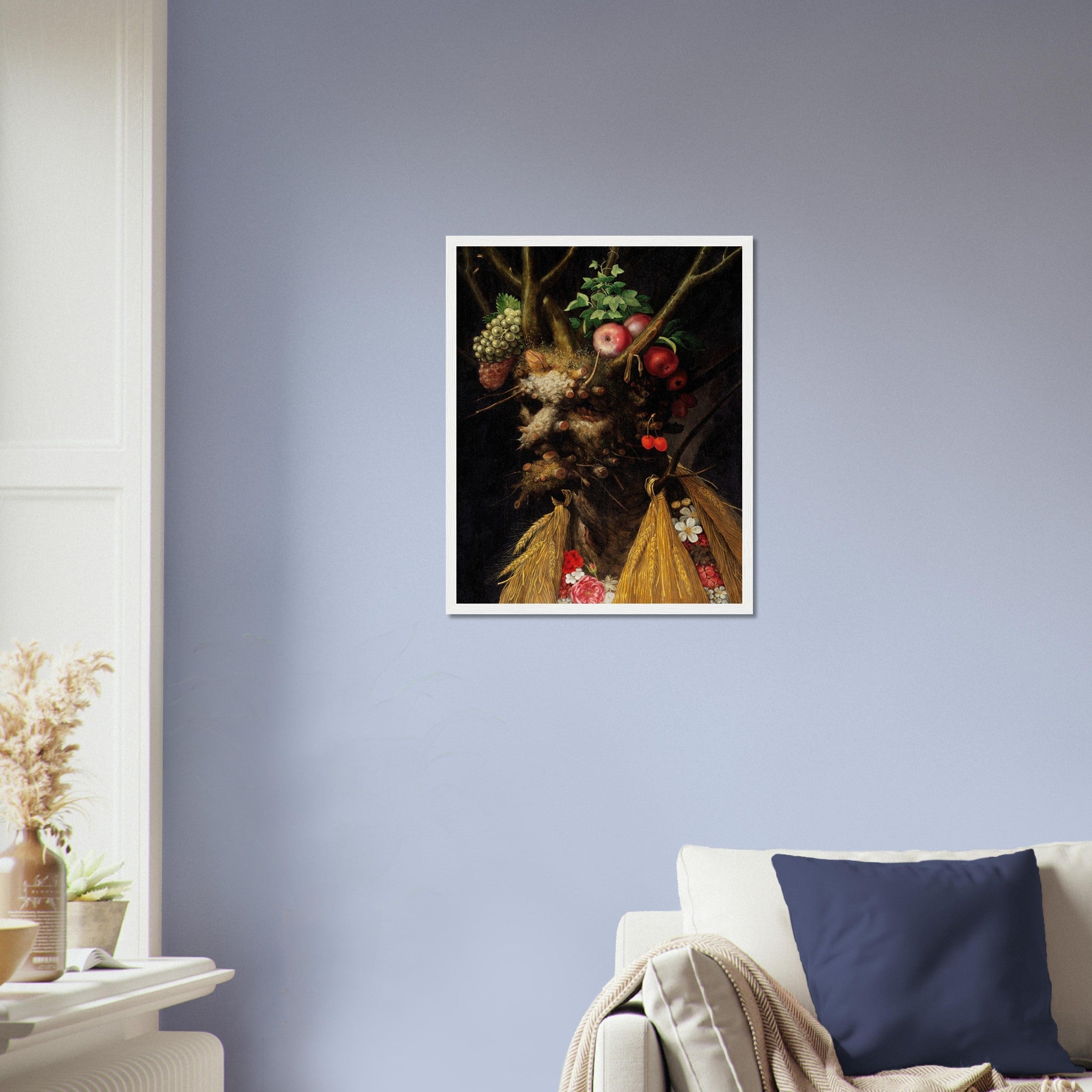 Four Seasons In One Head Framed Print - Giuseppe Arcimboldo Framed - WallArtPrints4U