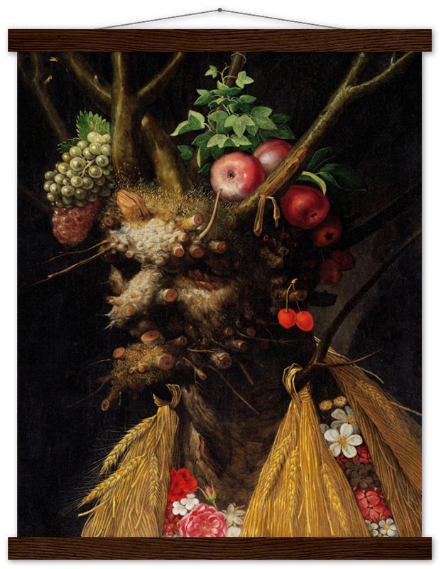 Four Seasons In One Head Poster - Giuseppe Arcimboldo Poster Print - WallArtPrints4U