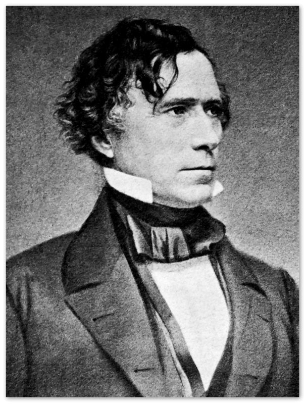 Franklin Pierce Poster, 14th President Of Usa, Vintage Photo - Franklin Pierce Print - WallArtPrints4U