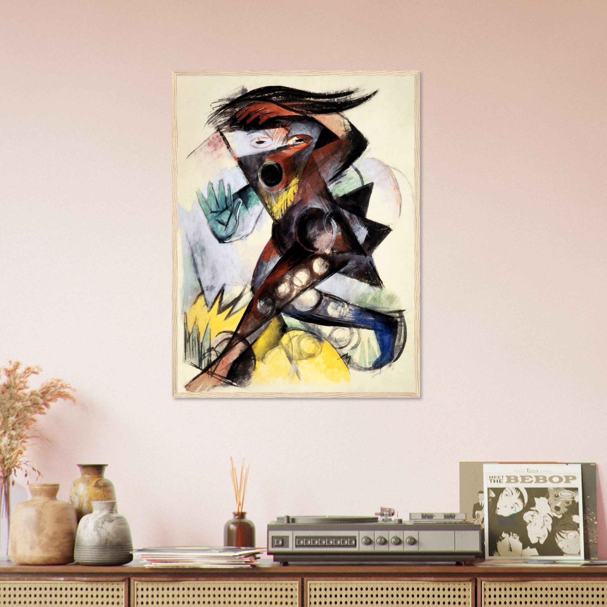 Franz Marc Caliban Figurine For The Tempest Framed Print 1904 - WallArtPrints4U