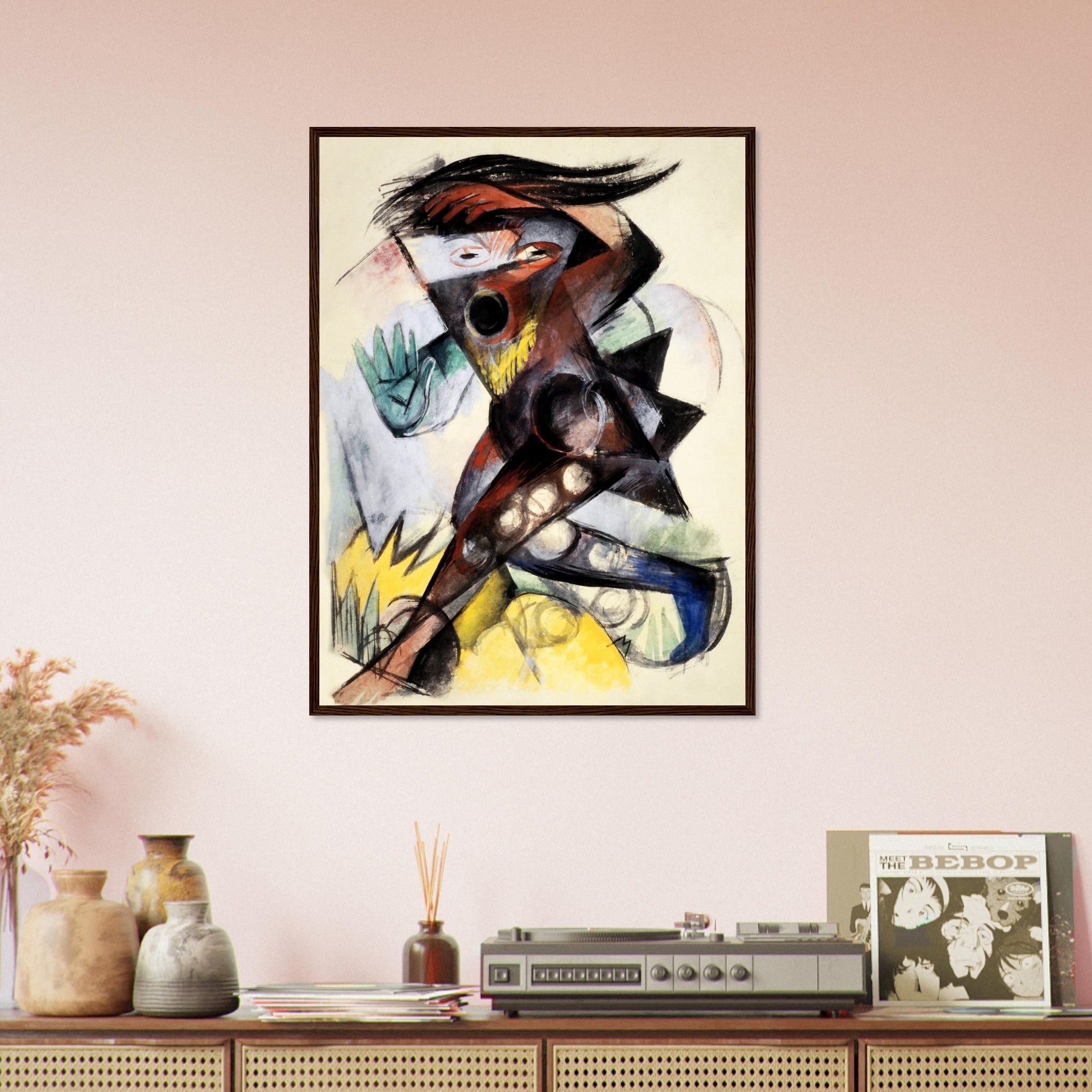 Franz Marc Caliban Figurine For The Tempest Framed Print 1904 - WallArtPrints4U