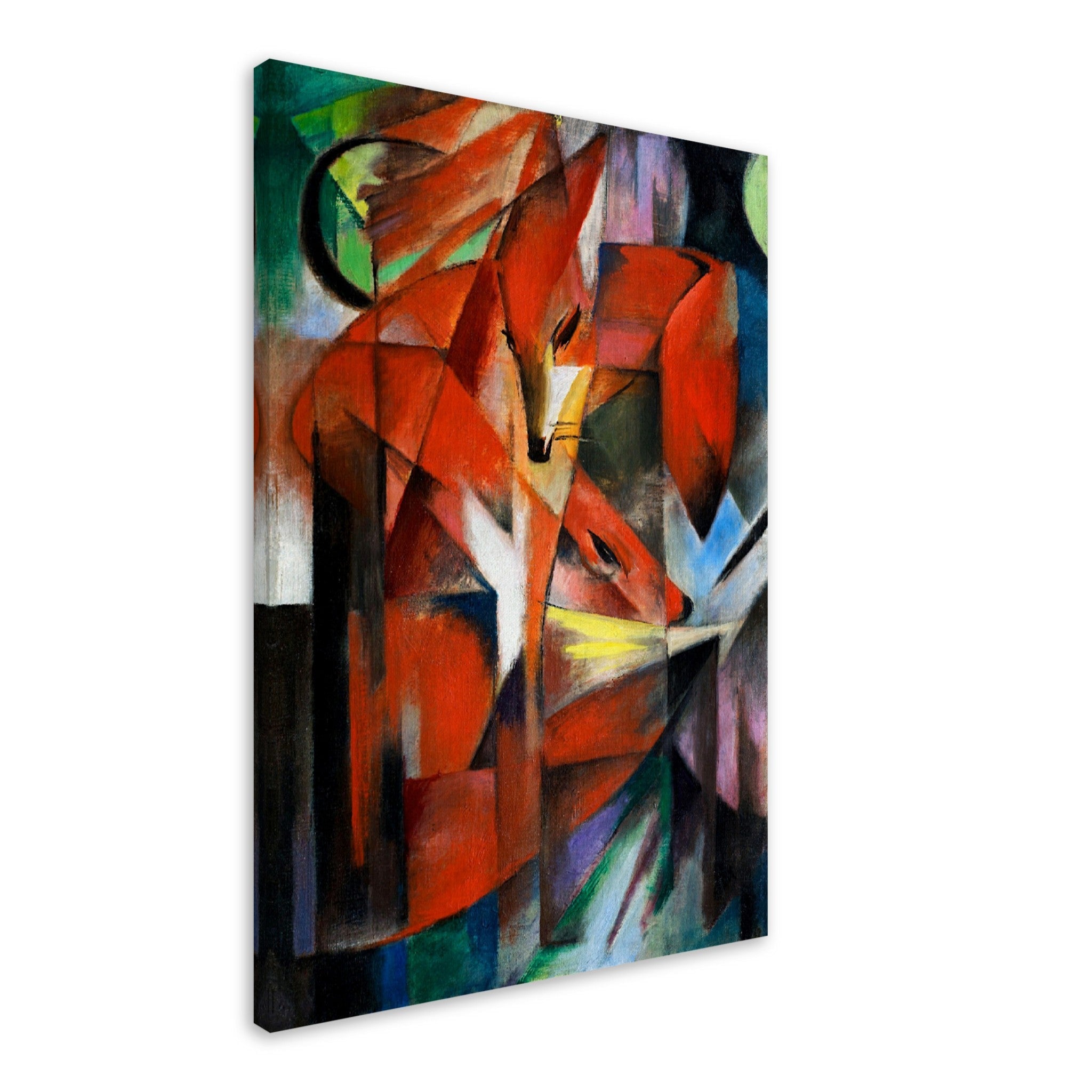 Franz Marc The Foxes Canvas Print Canvas The Foxes 1913 - WallArtPrints4U