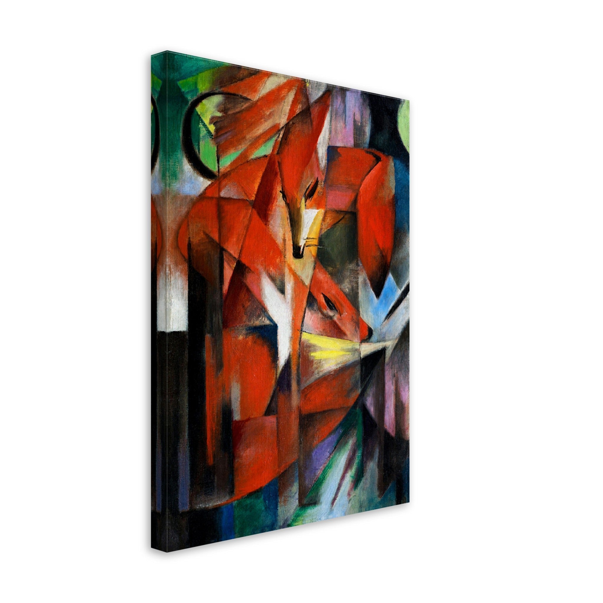 Franz Marc The Foxes Canvas Print Canvas The Foxes 1913 - WallArtPrints4U