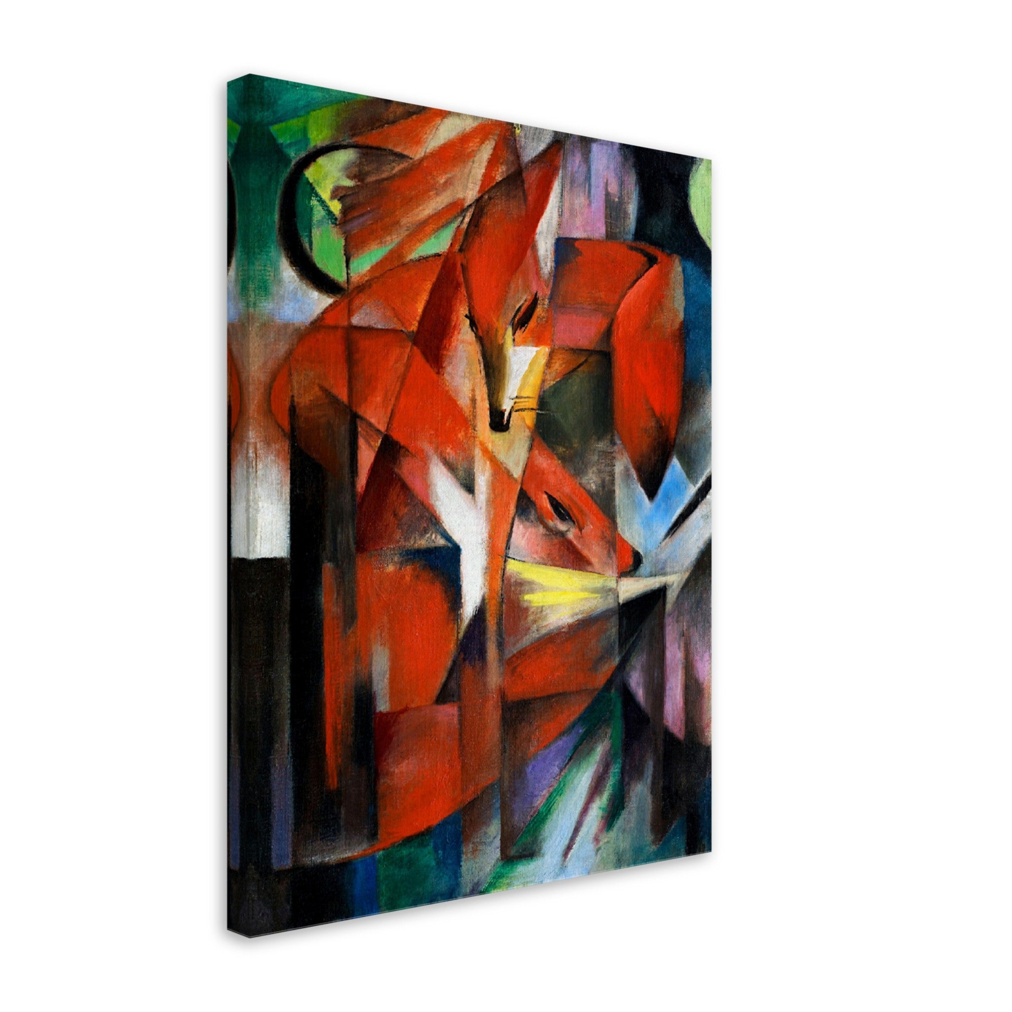 Franz Marc The Foxes Canvas Print Canvas The Foxes 1913 - WallArtPrints4U