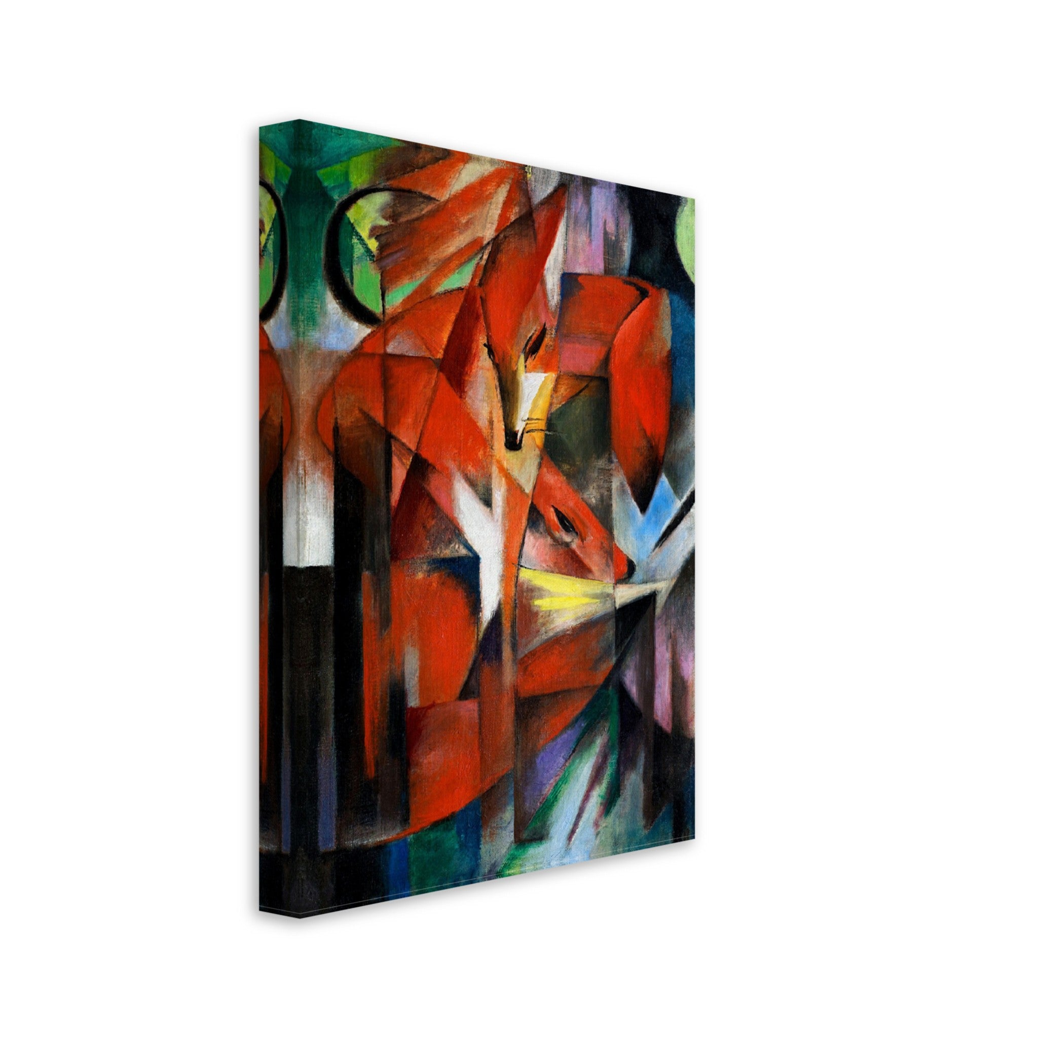 Franz Marc The Foxes Canvas Print Canvas The Foxes 1913 - WallArtPrints4U