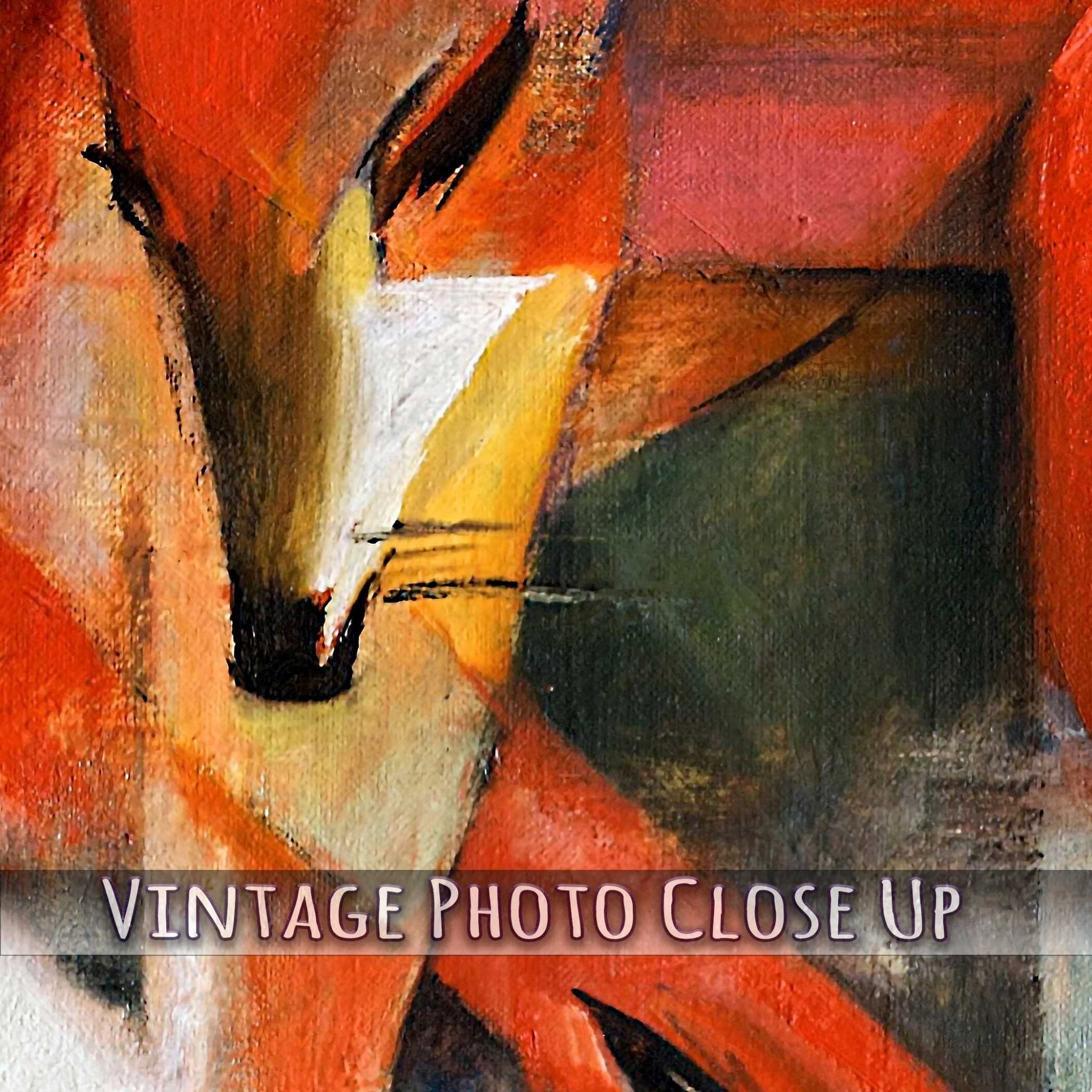 Franz Marc The Foxes Poster Print The Foxes 1913 - WallArtPrints4U