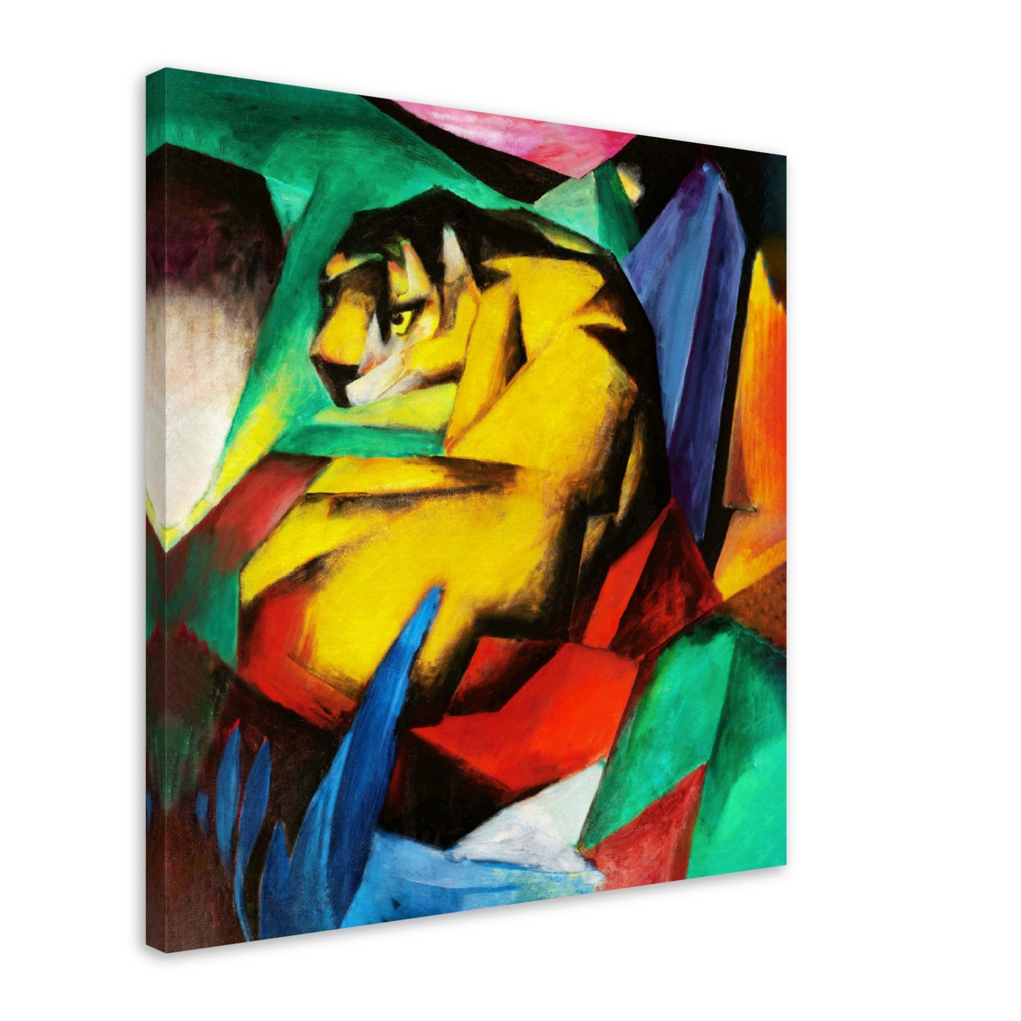 Franz Marc The Tiger Canvas Print Franz Marc Canvas Print Canvas 1912 - WallArtPrints4U