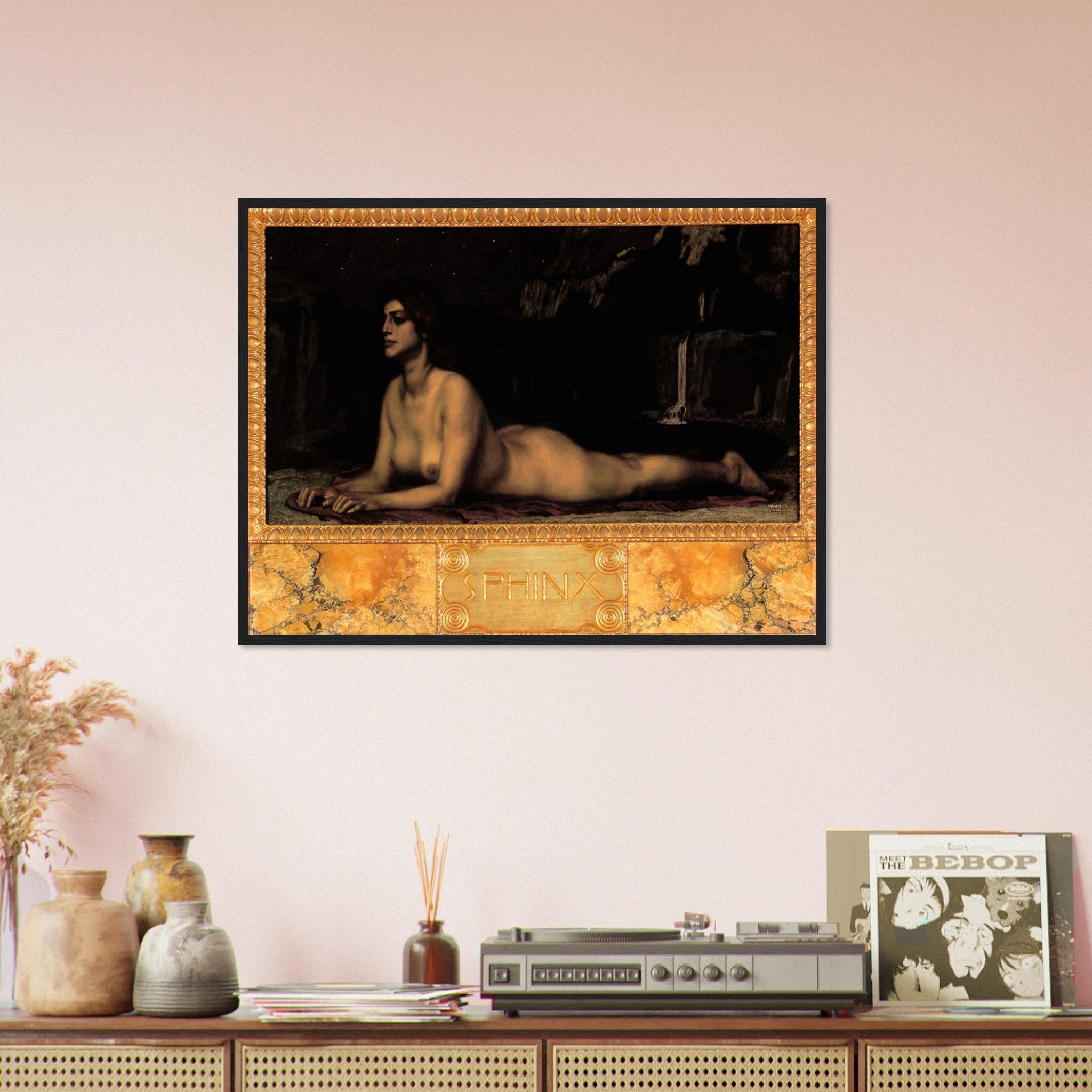 Franz Von Stuck Framed, Sphinx 1904 Franz Von Stuck Framed Print - WallArtPrints4U