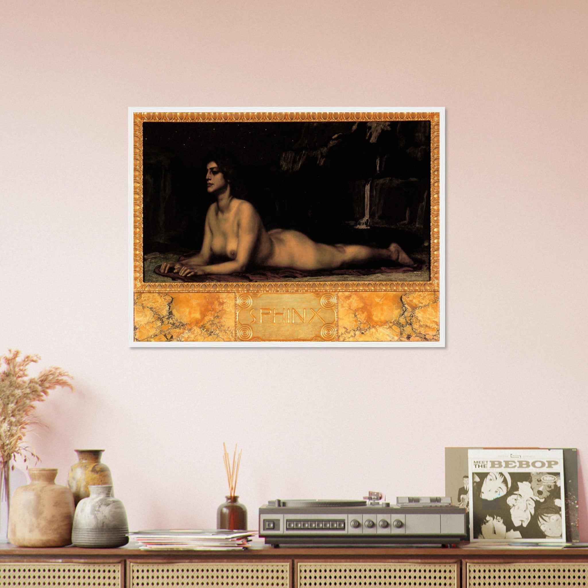 Franz Von Stuck Framed, Sphinx 1904 Franz Von Stuck Framed Print - WallArtPrints4U