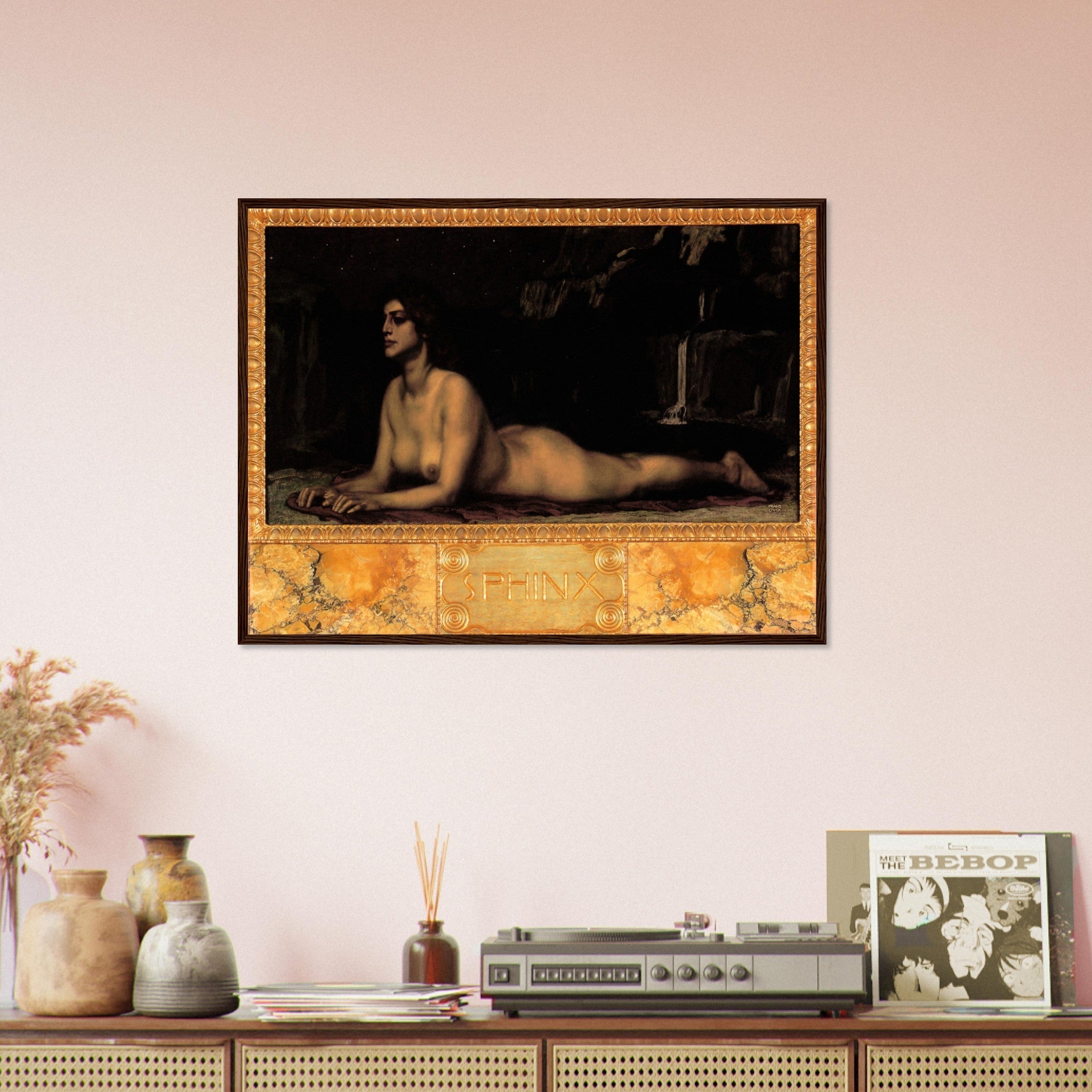 Franz Von Stuck Framed, Sphinx 1904 Franz Von Stuck Framed Print - WallArtPrints4U