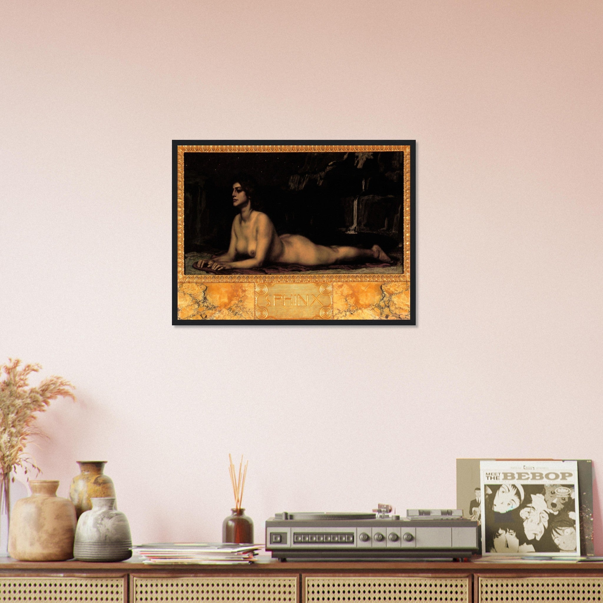 Franz Von Stuck Framed, Sphinx 1904 Franz Von Stuck Framed Print - WallArtPrints4U