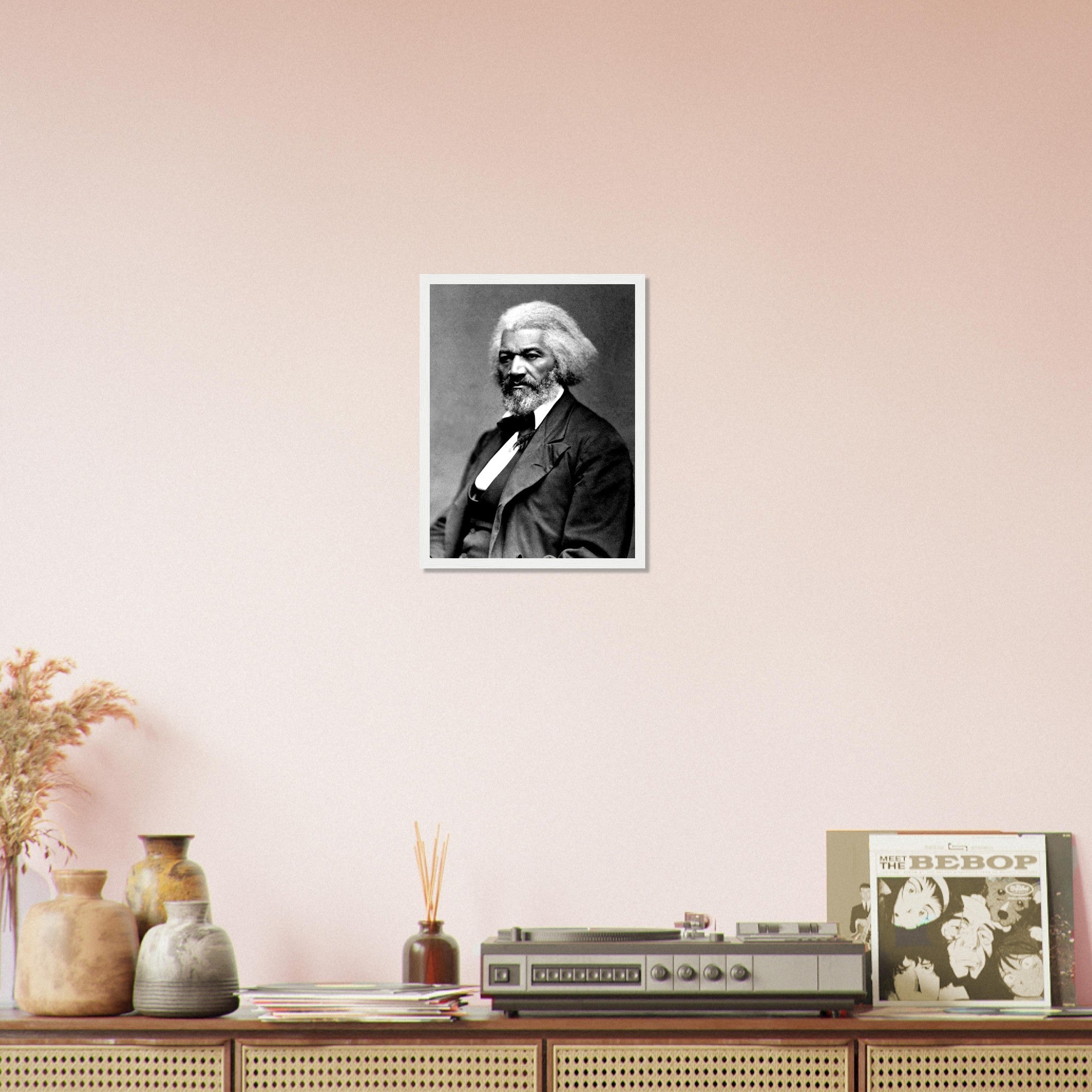Frederick Douglass Framed, Abolitionist From 1879, Vintage Photo Portrait - Frederick Douglass Framed Print - WallArtPrints4U