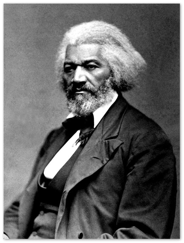 Frederick Douglass Poster, Abolitionist From 1879, Vintage Photo Portrait - Frederick Douglass Print - WallArtPrints4U