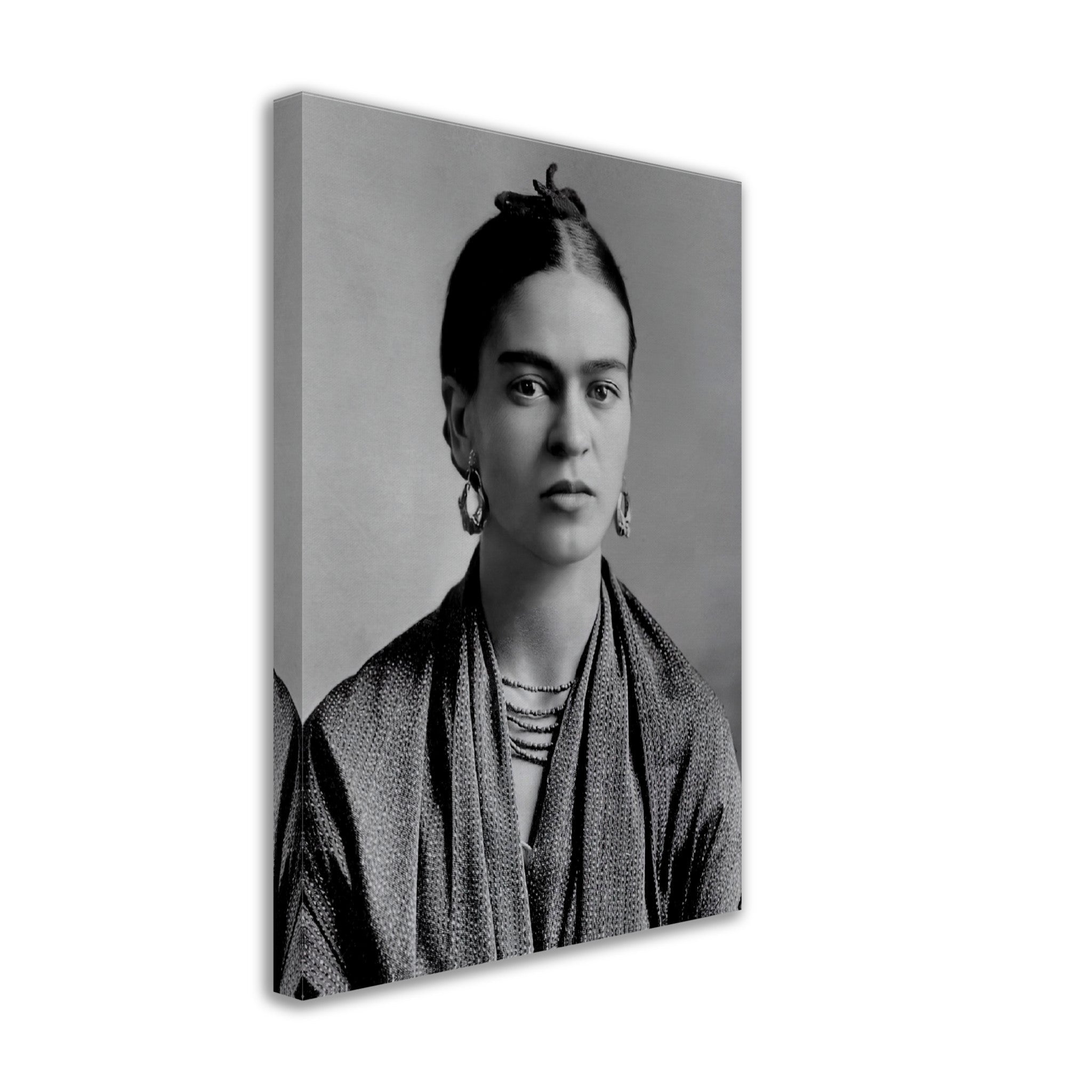 Frida Kahlo Canvas, Vintage Photo Portrait - Frida Kahlo Canvas Print - WallArtPrints4U