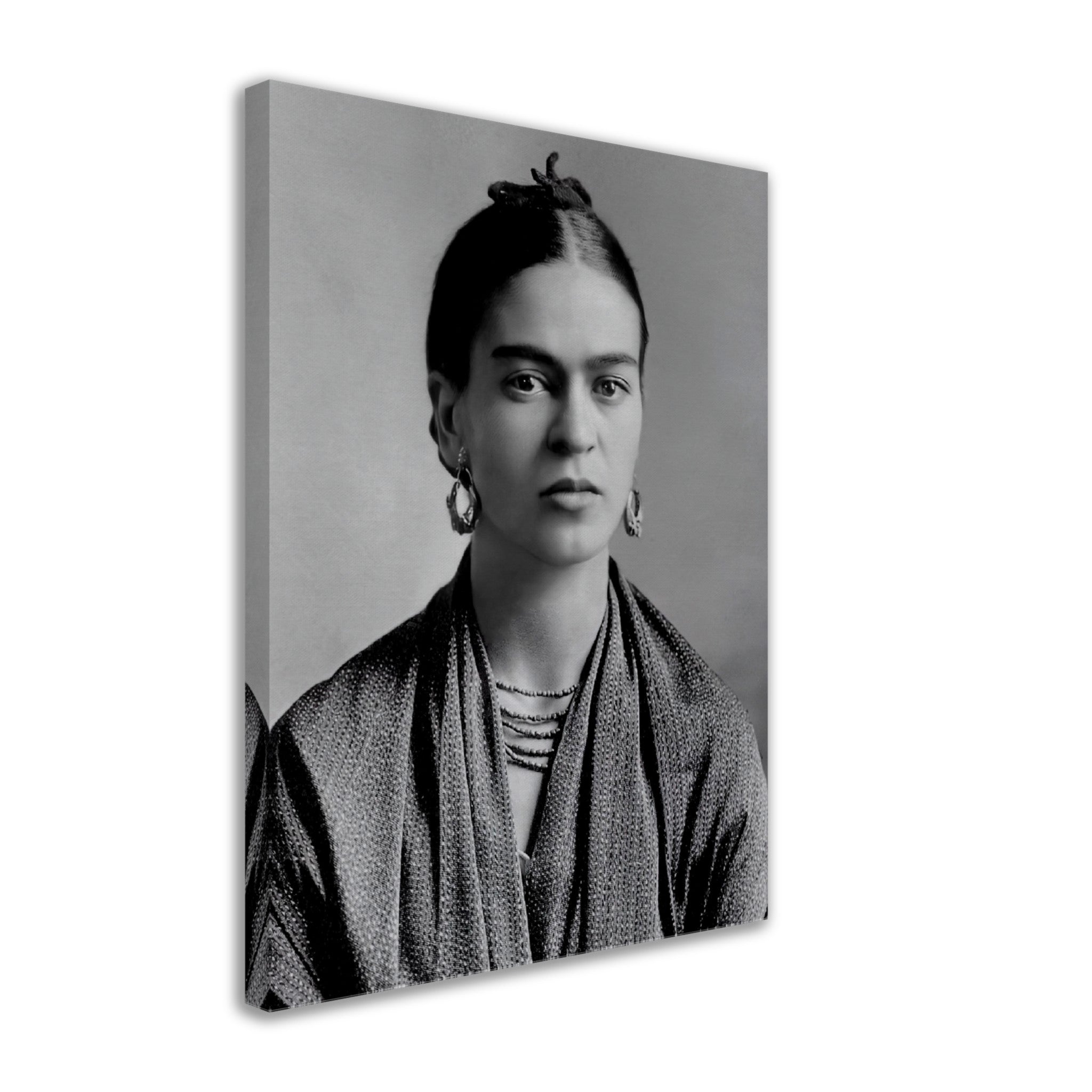 Frida Kahlo Canvas, Vintage Photo Portrait - Frida Kahlo Canvas Print - WallArtPrints4U