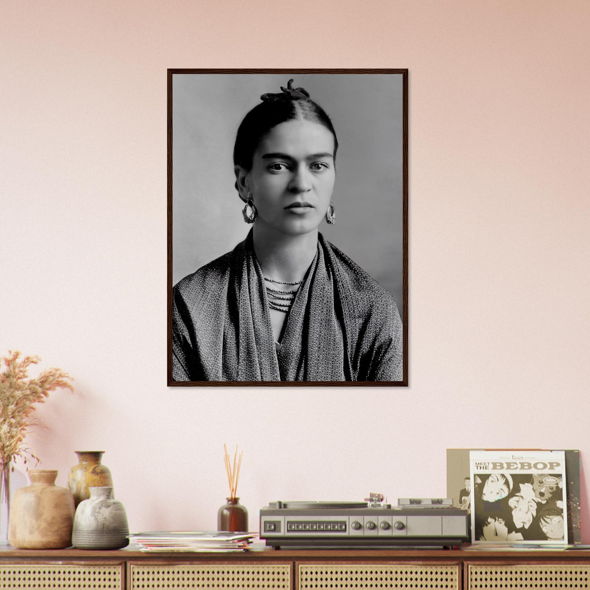 Frida Kahlo Framed, Vintage Photo Portrait - Frida Kahlo Framed Print - WallArtPrints4U