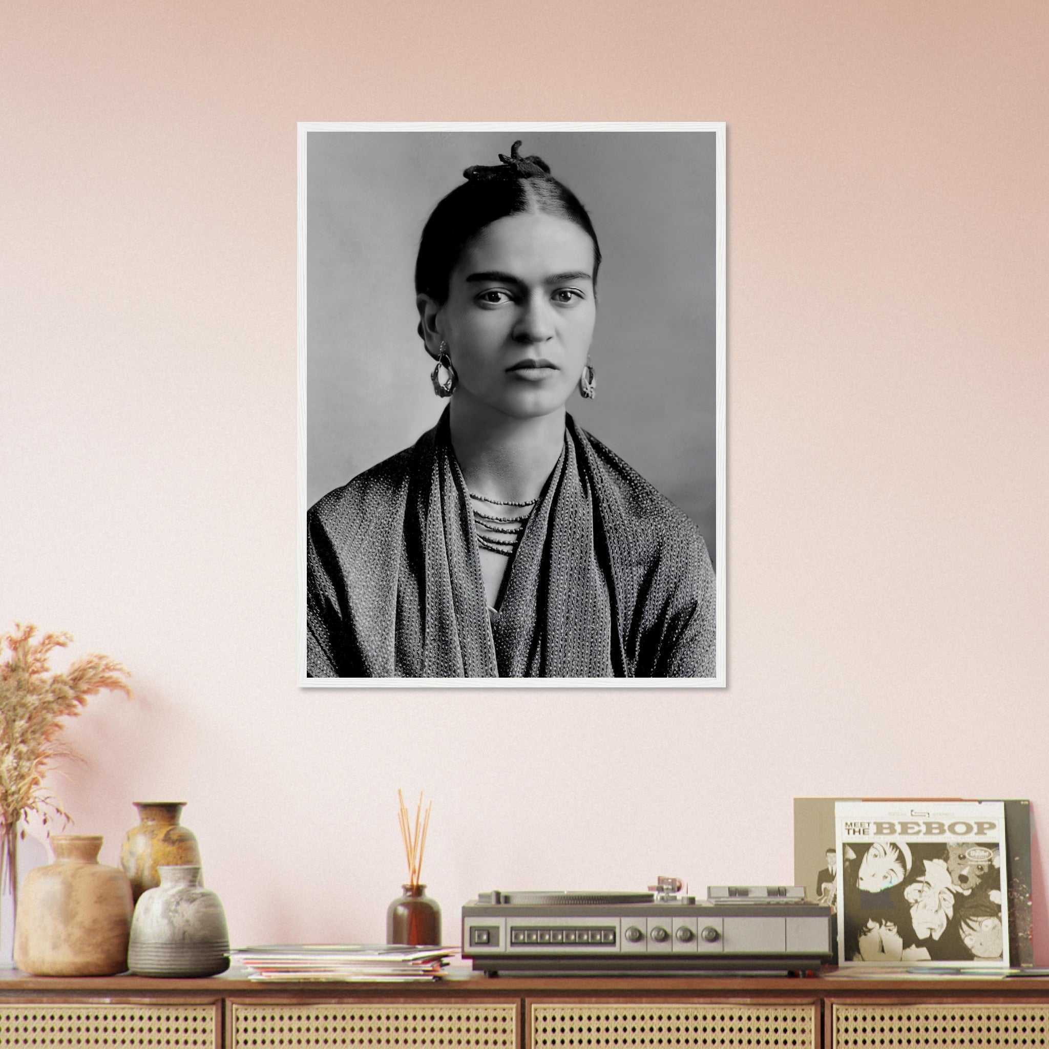 Frida Kahlo Framed, Vintage Photo Portrait - Frida Kahlo Framed Print - WallArtPrints4U