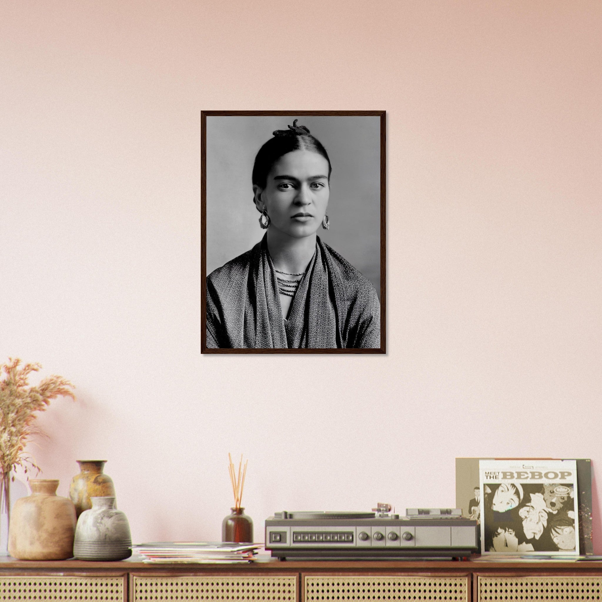 Frida Kahlo Framed, Vintage Photo Portrait - Frida Kahlo Framed Print - WallArtPrints4U