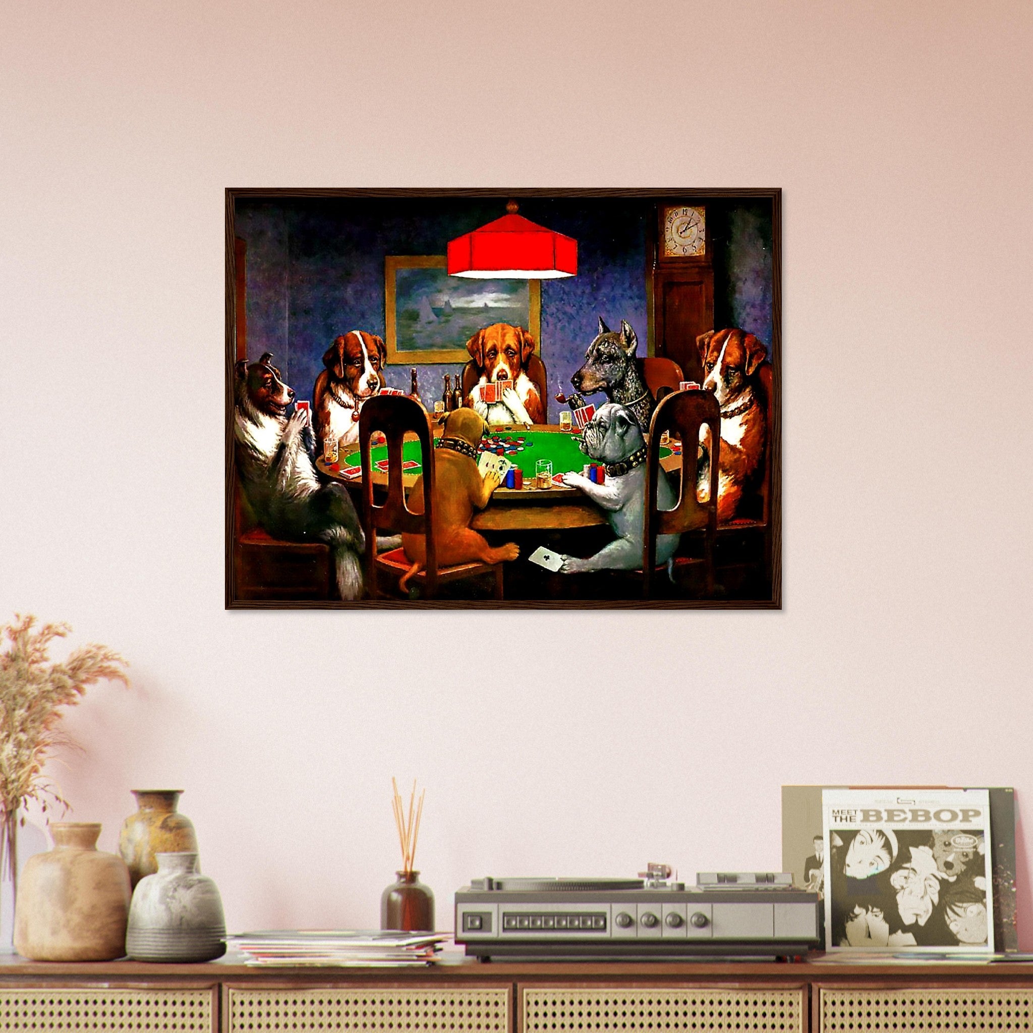 Friend In Need Framed, Dogs Playing Poker Framed - Friend In Need Framed Print - Cassius Marcellus Coolidge - WallArtPrints4U