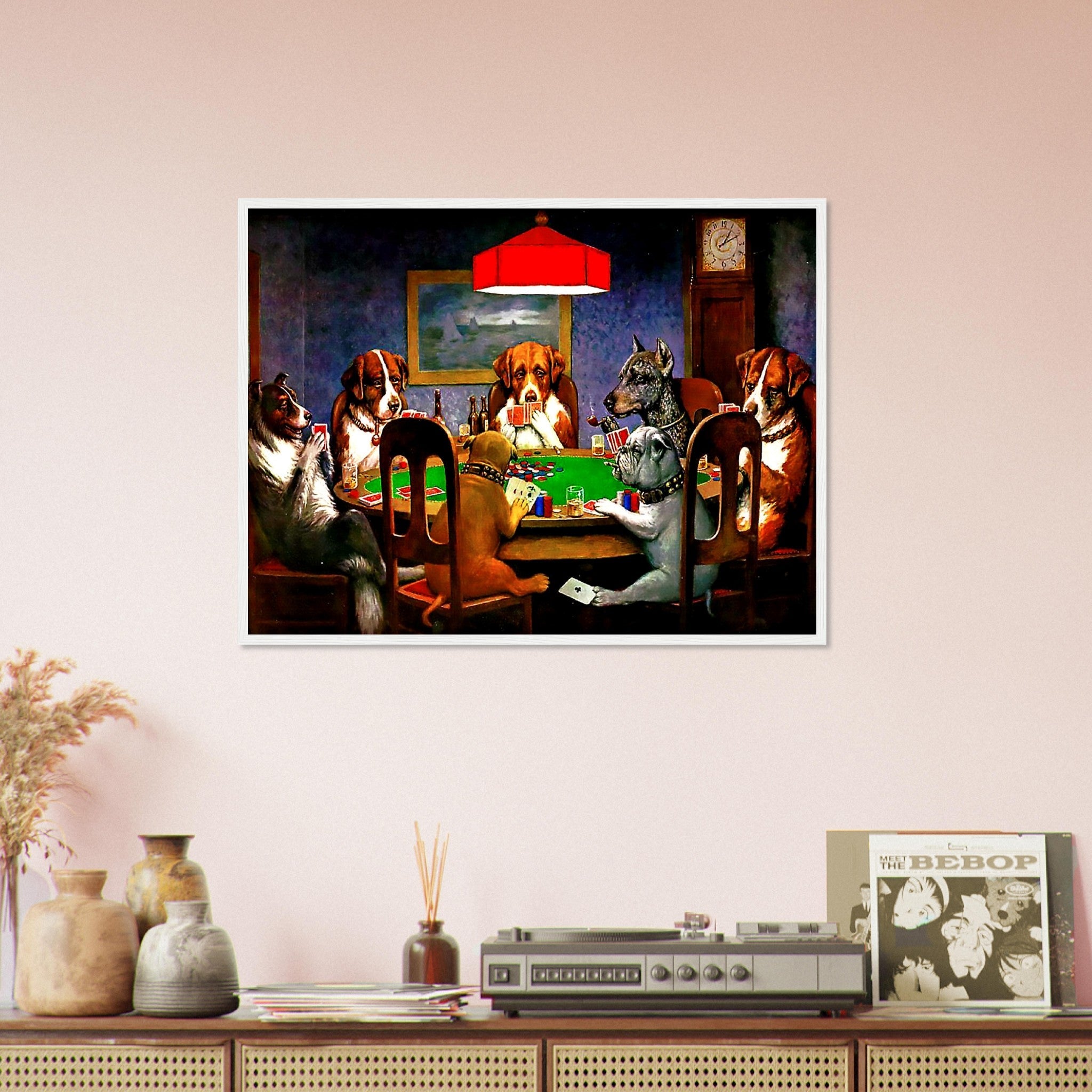 Friend In Need Framed, Dogs Playing Poker Framed - Friend In Need Framed Print - Cassius Marcellus Coolidge - WallArtPrints4U