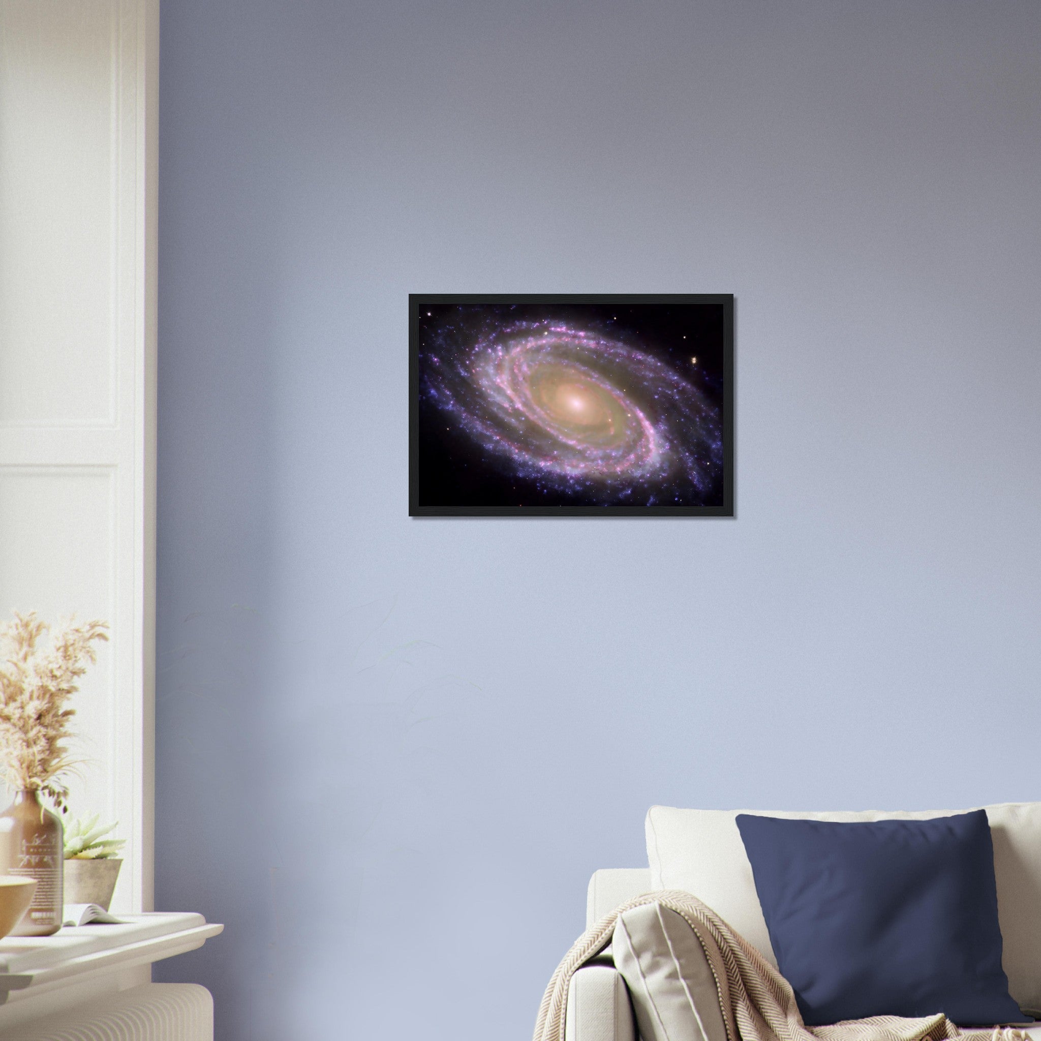 Galaxy Framed Print , Galaxy Wall Art, Brightest Galaxy Ursa Major Constellation Hubble Telescope - WallArtPrints4U