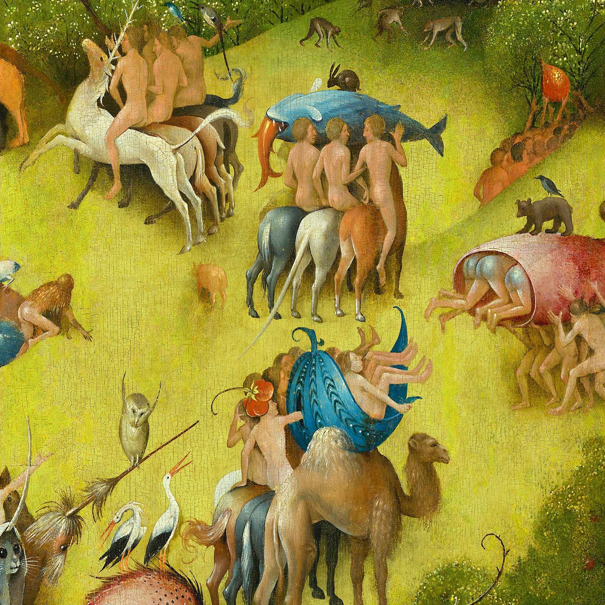 Garden Of Earthly Delights Poster, Heironymous Borsh Poster Late 15th Century - WallArtPrints4U