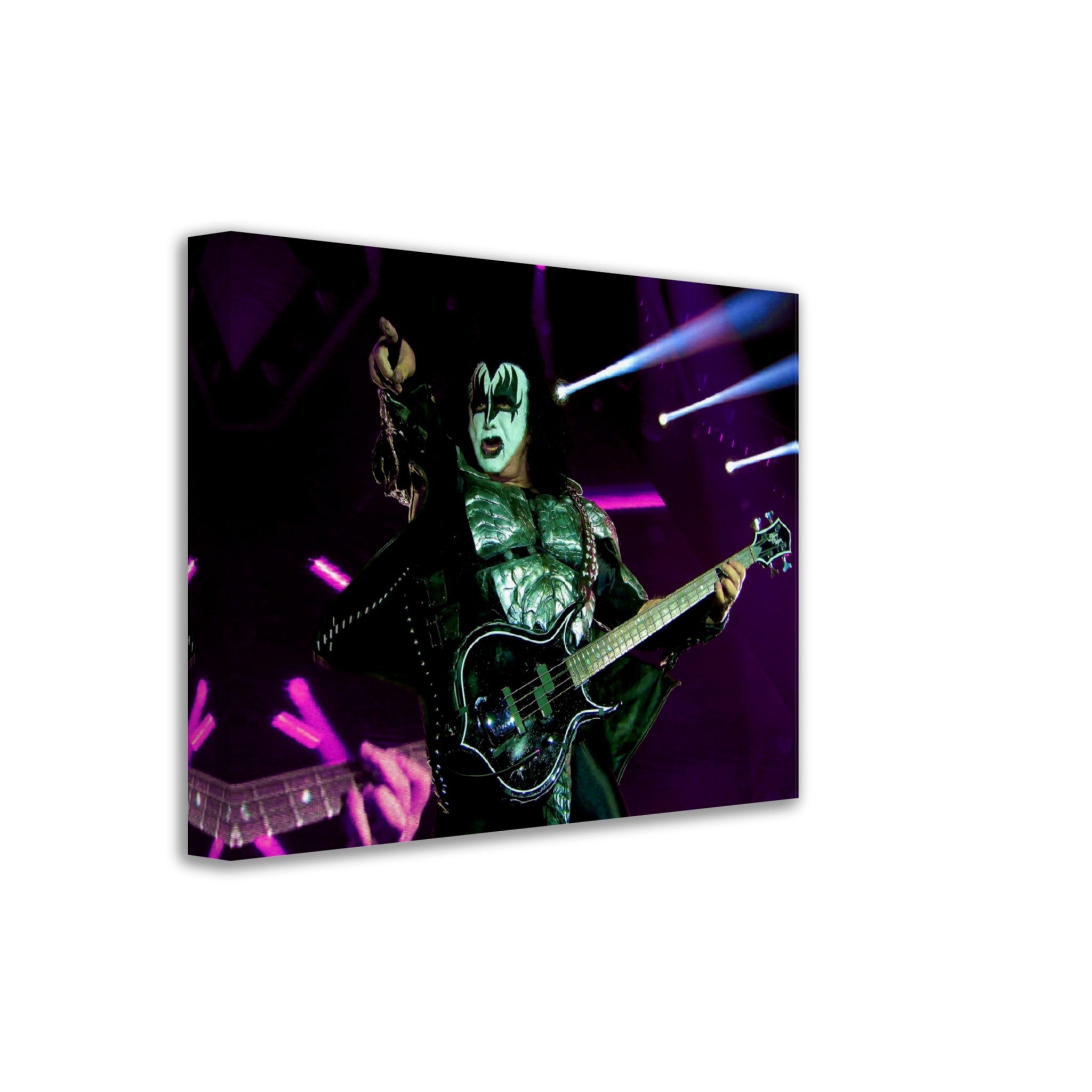 Gene Simmons Canvas, Kiss Rock Band Canvas Print, The Demon Hellfest - WallArtPrints4U