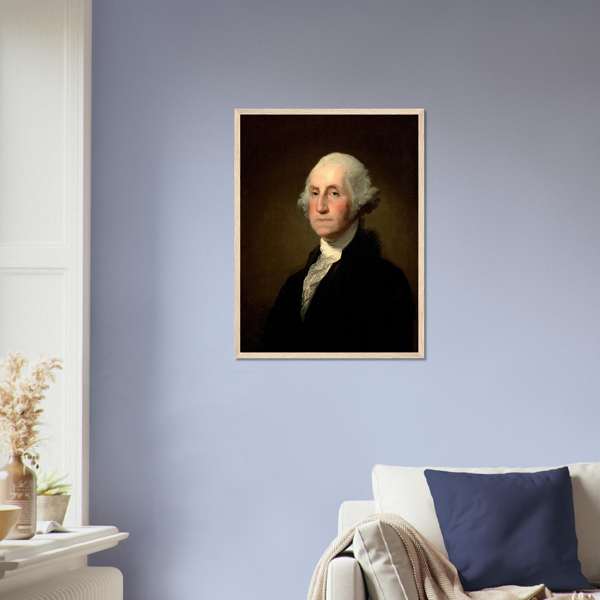 George Washington Framed, 1st President Of Usa, Vintage Portrait - George Washington Framed Print, Founding Father - WallArtPrints4U