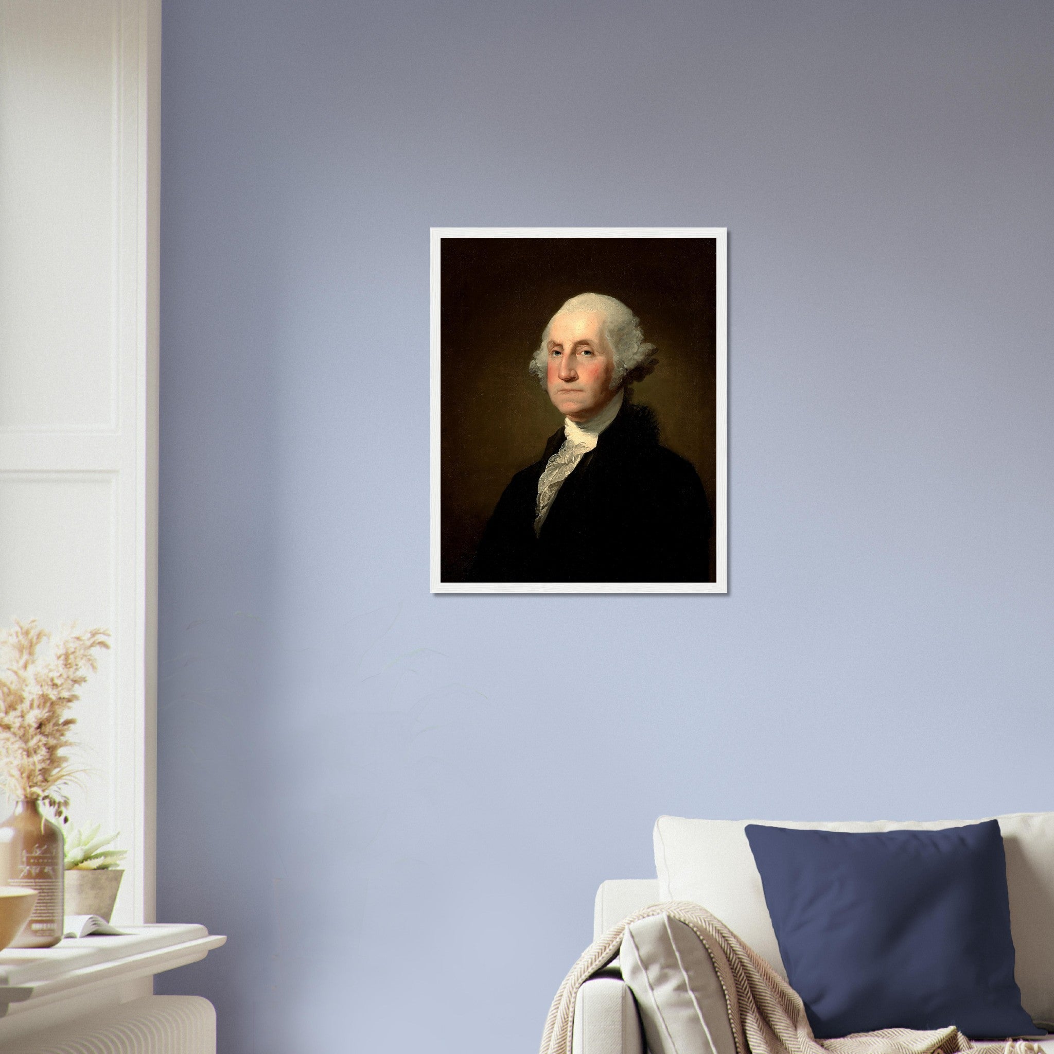 George Washington Framed, 1st President Of Usa, Vintage Portrait - George Washington Framed Print, Founding Father - WallArtPrints4U