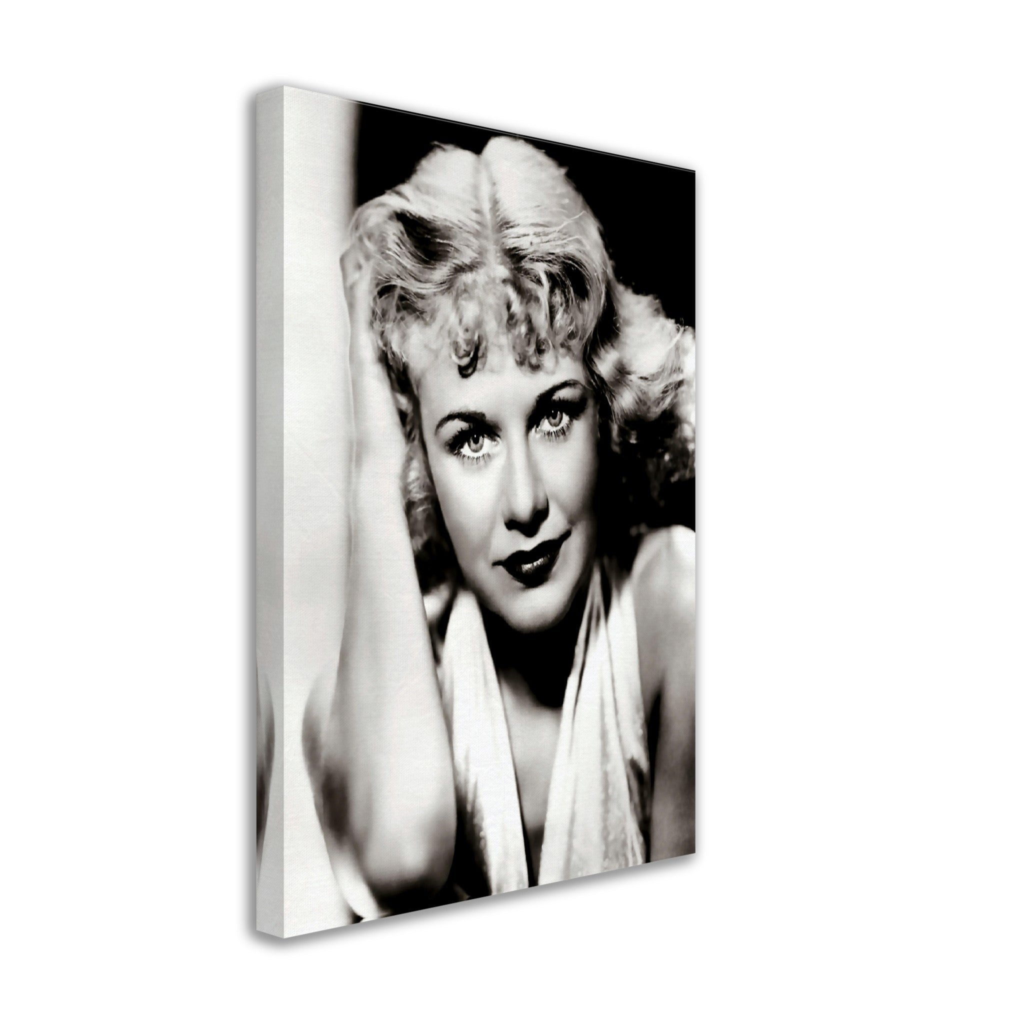 Ginger Rogers Canvas, Vintage Photo - Iconic Ginger Rogers Canvas Print - Hollywood Silver Screen Star - WallArtPrints4U
