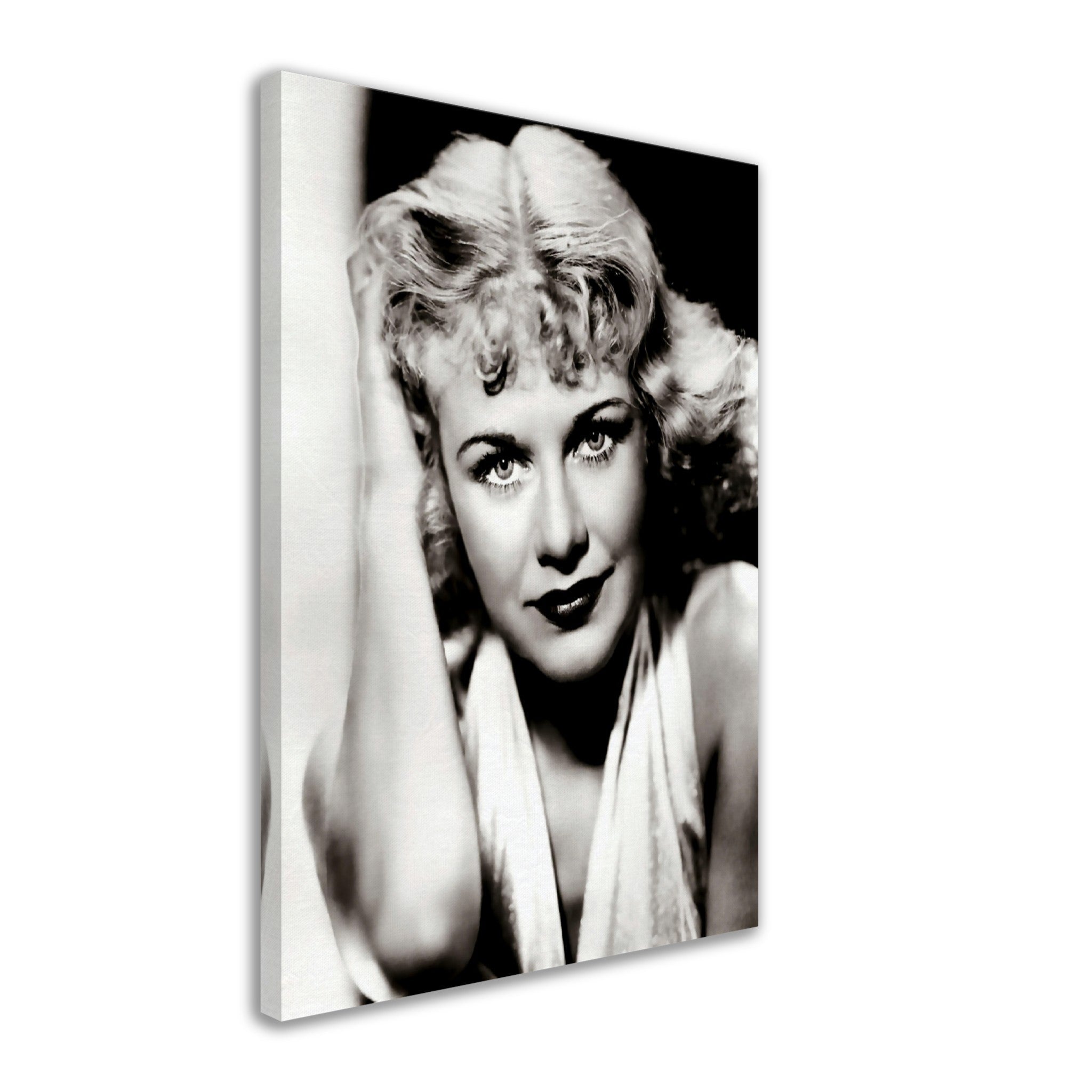 Ginger Rogers Canvas, Vintage Photo - Iconic Ginger Rogers Canvas Print - Hollywood Silver Screen Star - WallArtPrints4U