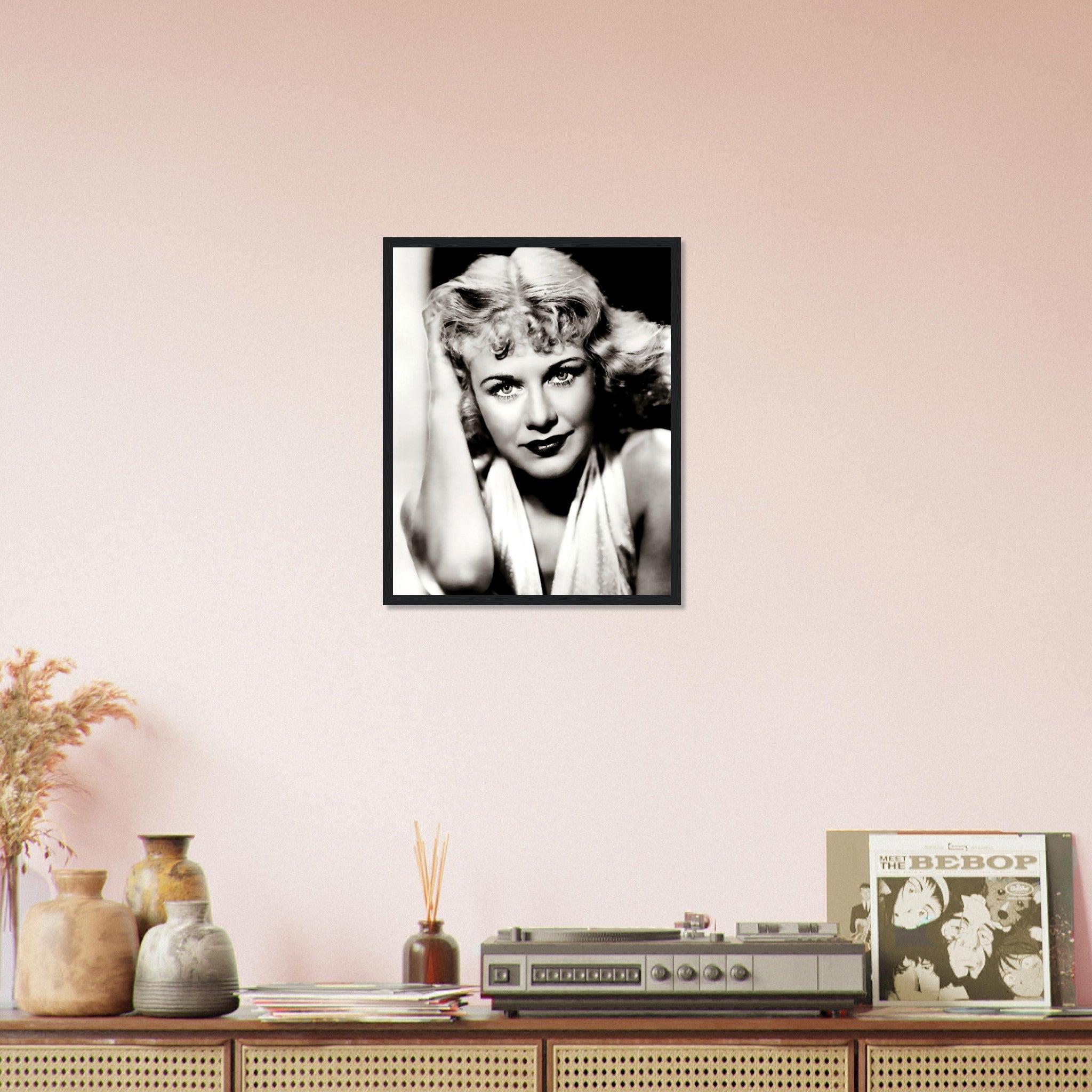 Ginger Rogers Framed, Vintage Photo - Iconic Ginger Rogers Framed Print - Hollywood Silver Screen Star - WallArtPrints4U