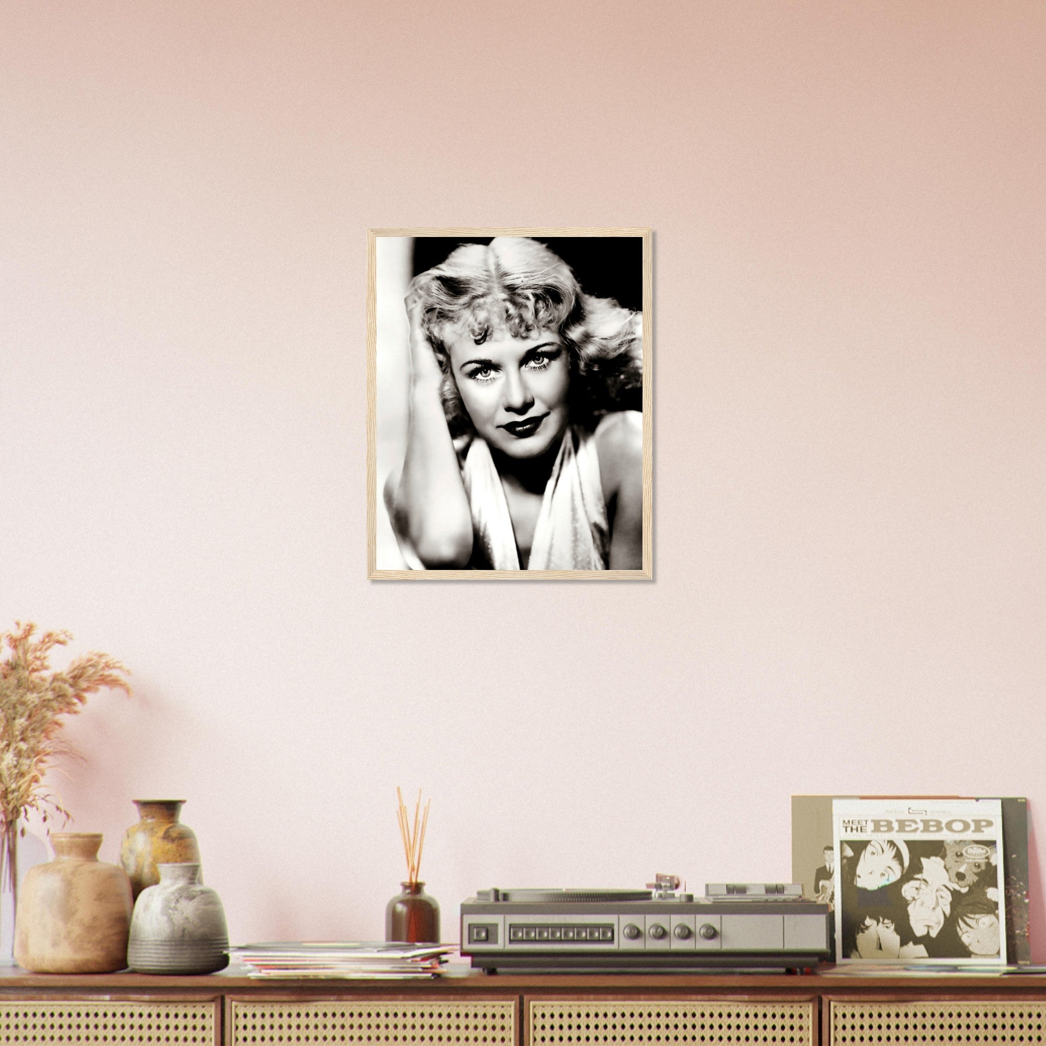 Ginger Rogers Framed, Vintage Photo - Iconic Ginger Rogers Framed Print - Hollywood Silver Screen Star - WallArtPrints4U