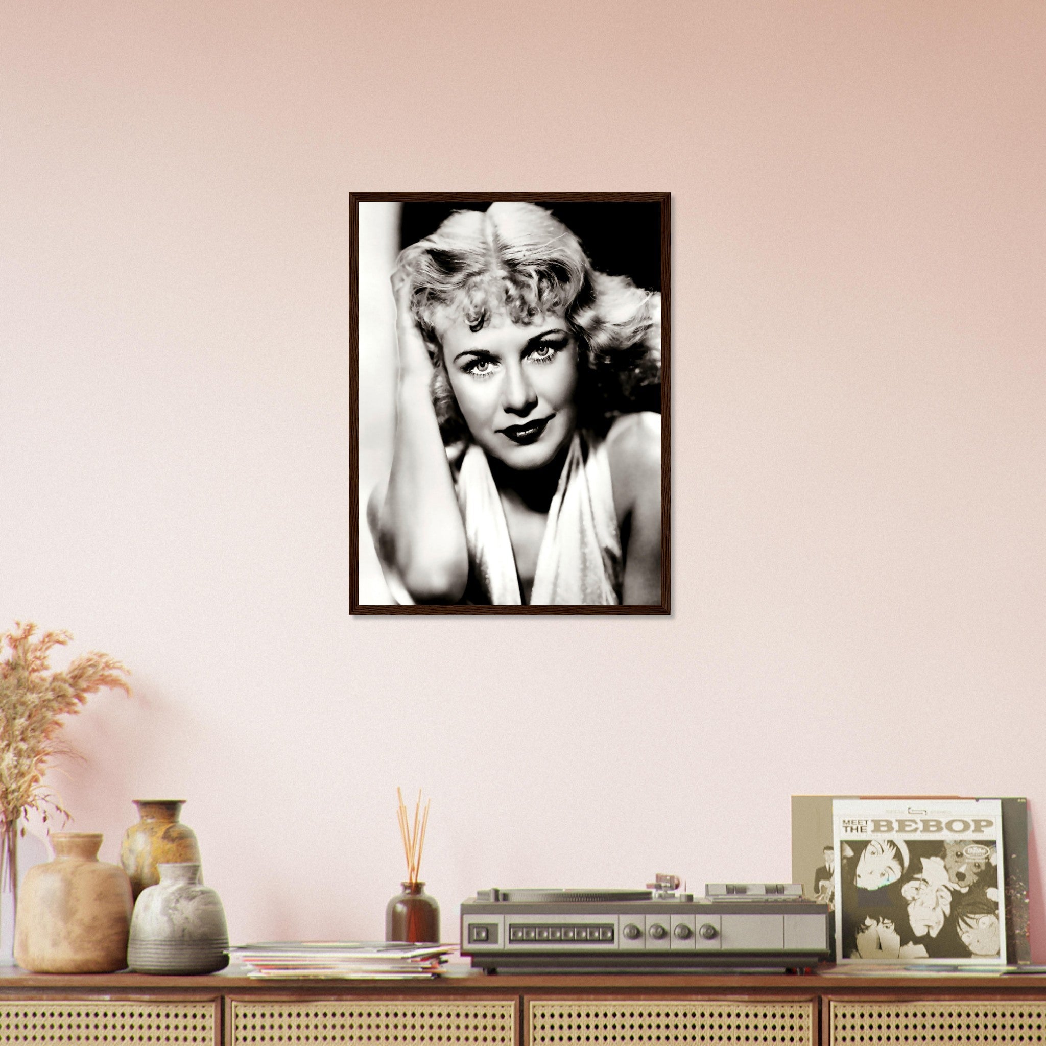 Ginger Rogers Framed, Vintage Photo - Iconic Ginger Rogers Framed Print - Hollywood Silver Screen Star - WallArtPrints4U