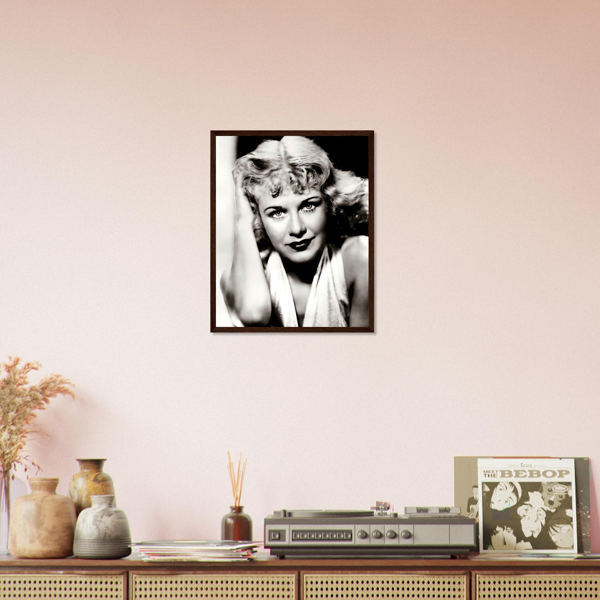 Ginger Rogers Framed, Vintage Photo - Iconic Ginger Rogers Framed Print - Hollywood Silver Screen Star - WallArtPrints4U